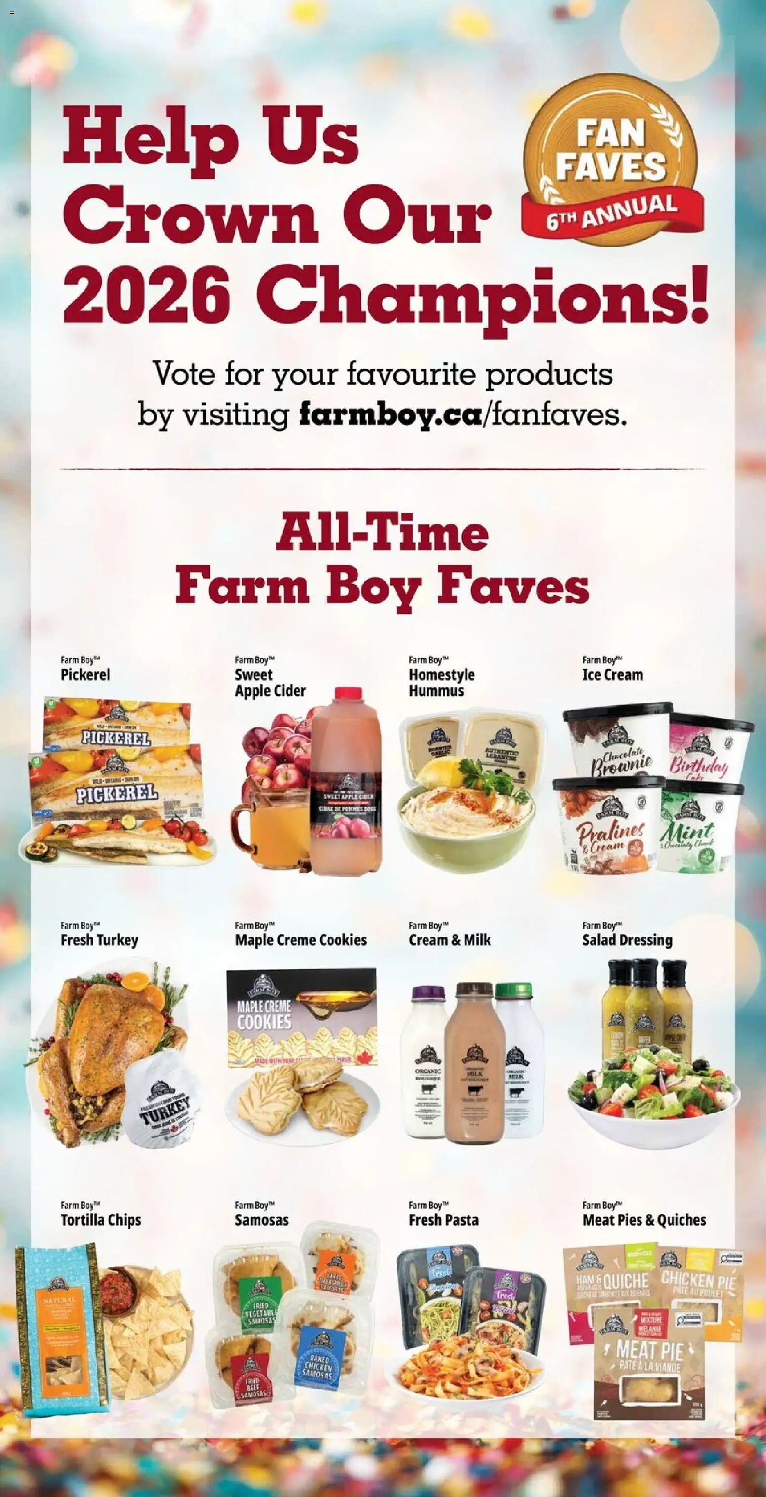 Farm Boy flyer valid from 23.04.2026 | Page: 4 | Products: Cookies, Turkey, Milk, Chicken