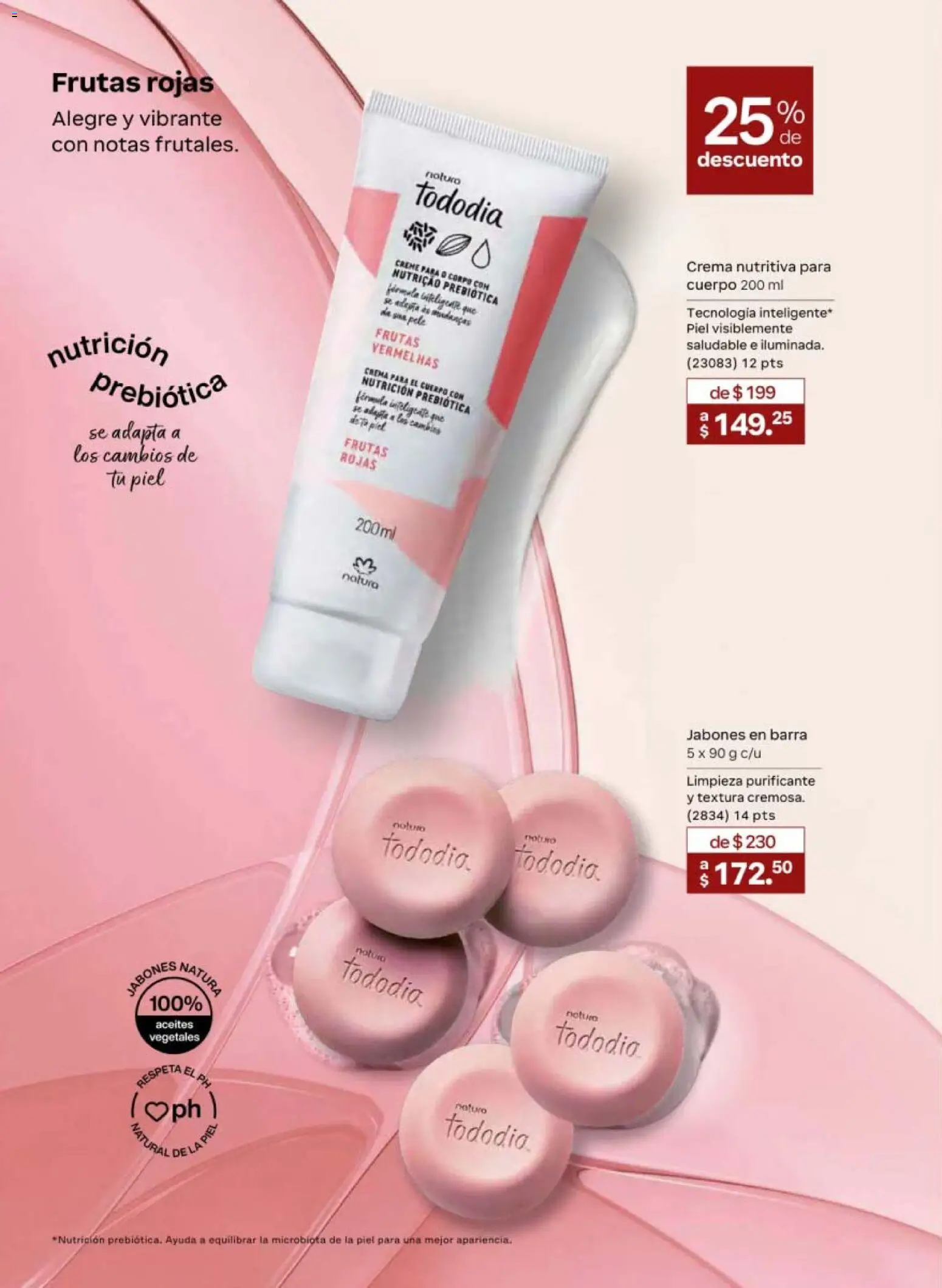 Nuevas ofertas de Natura válidas en toda la República Mexicana desde el 13.03.2026. ¡Encuentra las mejores ofertas en Natura campaña 5 2026! | Página: 104 | Productos: Crema, Barra