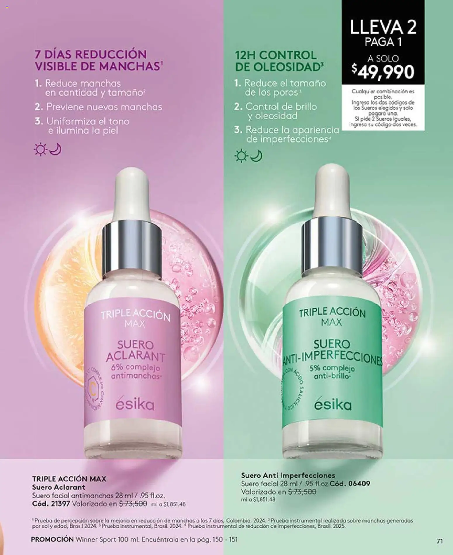 Ésika revista - valida desde el 03.04.2026 | Página: 71 | Productos: Brillo, Sobre, Combinación