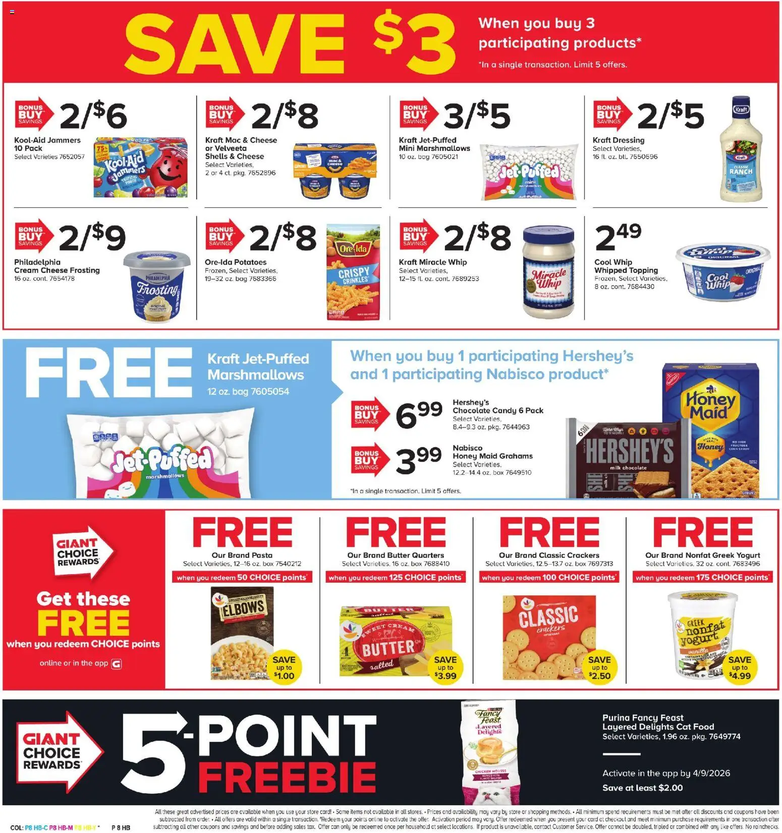 Giant Weekly Ad - valid from 03.04.2026 | Page: 6 | Products: Butter, Cheese, Yogurt, Potatoes