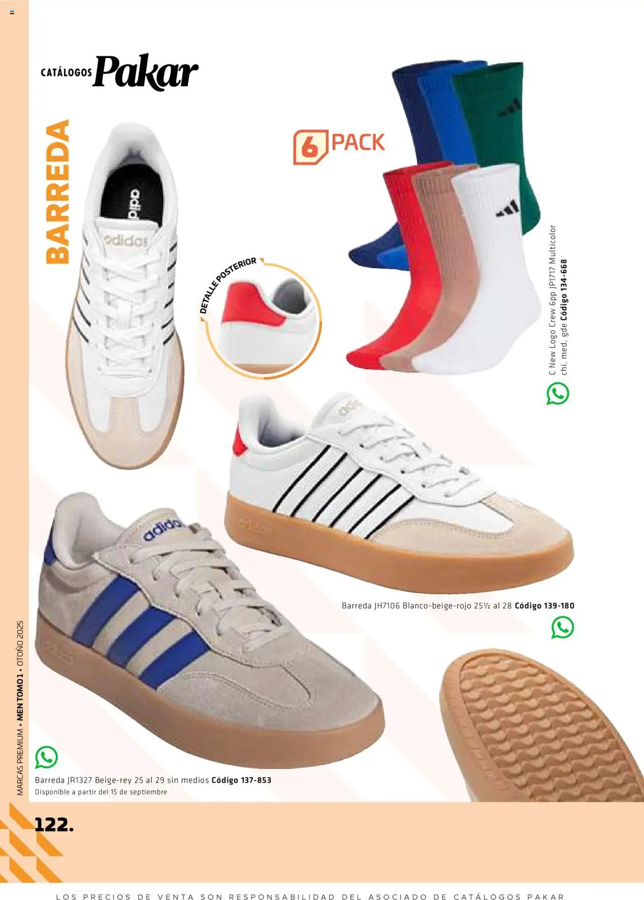 Nuevas ofertas de SC Pakar válidas en toda la República Mexicana desde el 29.08.2025. ¡Encuentra las mejores ofertas en SC Pakar - Catálogo Otoño Men Tomo 1! | Página: 122