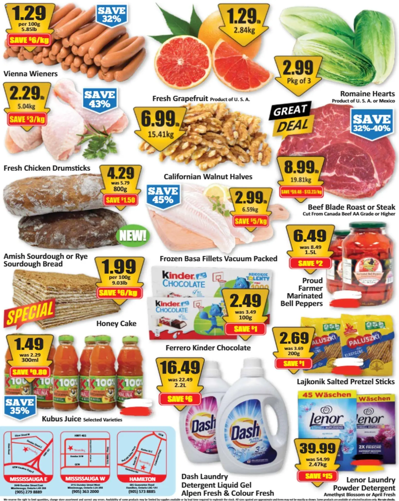 Starsky flyer valid from 12.03.2026 | Page: 2 | Products: Beef, Detergent, Juice, Chicken