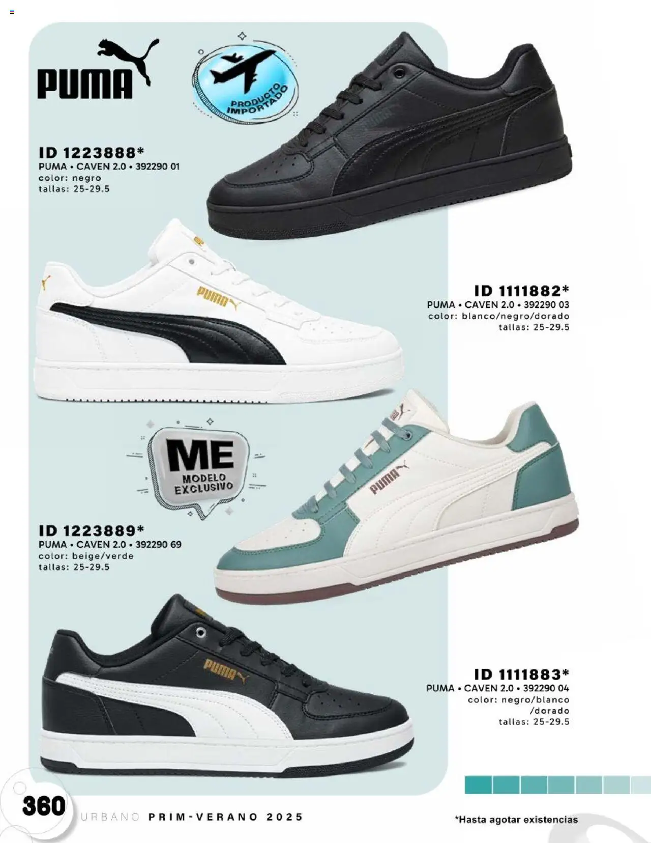 Nuevas ofertas de Price Shoes válidas en toda la República Mexicana desde el 24.01.2025. ¡Encuentra las mejores ofertas en Price Shoes catálogo Urbano! | Página: 360