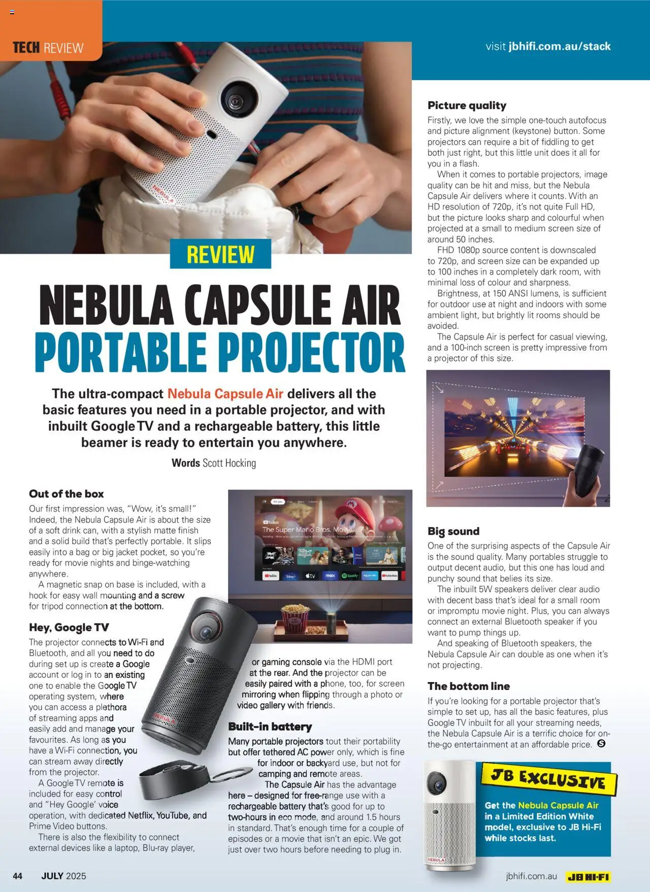 JB Hi-Fi catalogue - valid from 01.07.2025 | Page: 98 | Products: Jacket, Audio, Speaker, Screen