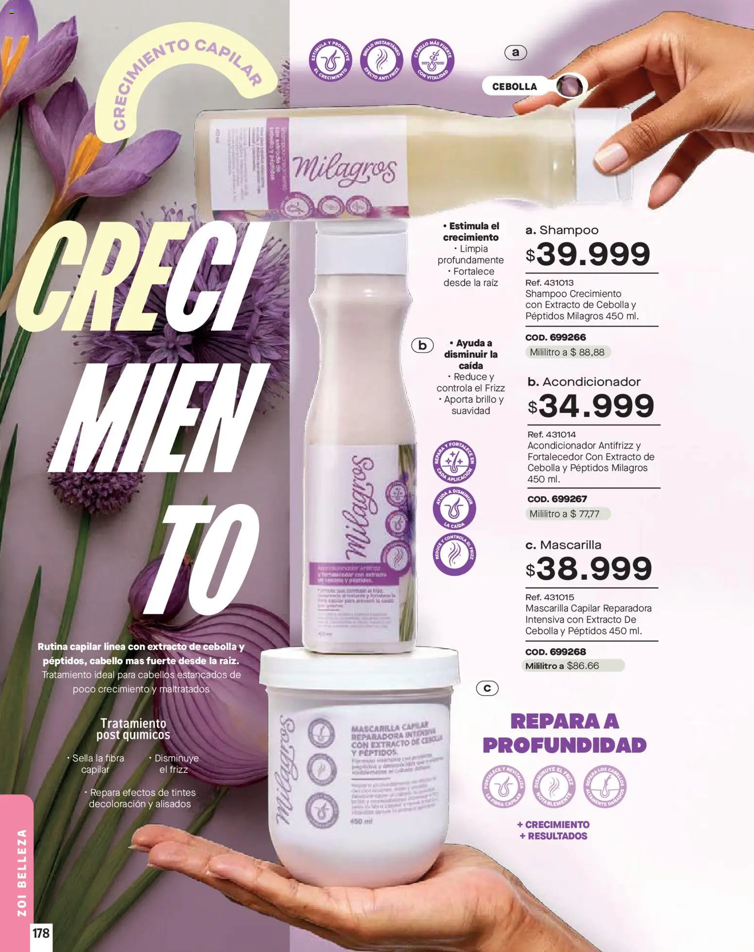 Carmel revista - valida desde el 01.02.2026 | Página: 178 | Productos: Brillo, Cebolla, Mascarilla, Acondicionador
