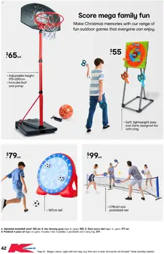 Preview of Kmart - Christmas Toys - valid from 06.11.2025 | Page: 42 | Products: Axe, Accessories, Game, Safe