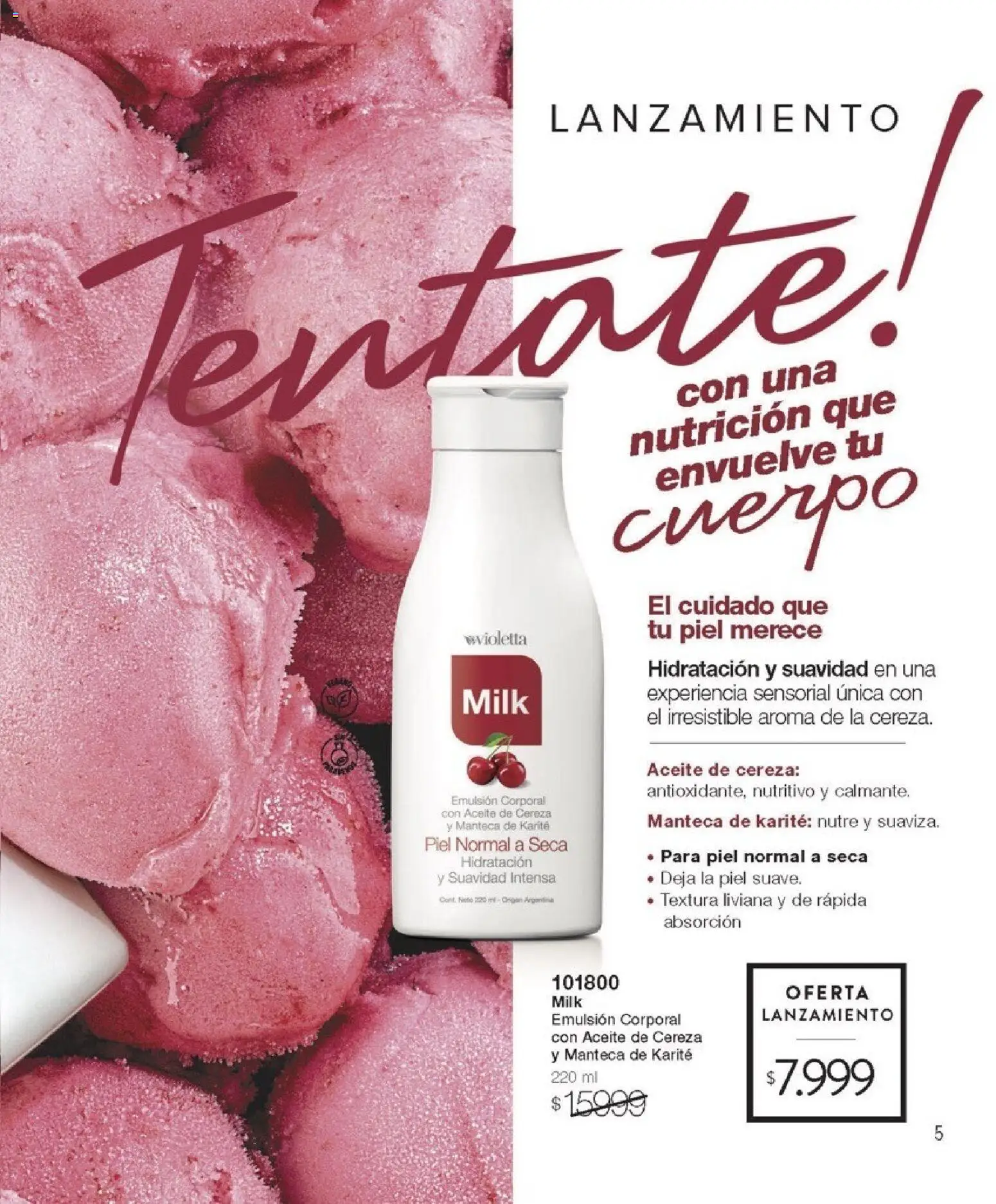 Violetta catálogo │ válido desde el 01.02.2026 | Página: 5 | Productos: Aceite, Emulsión, Manteca