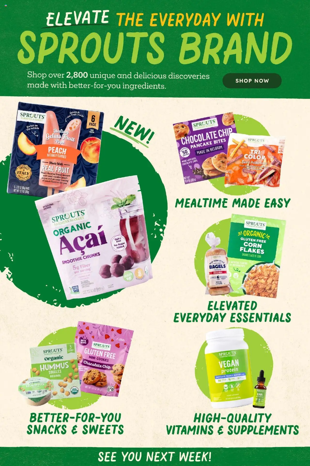 Sprouts Weekly Ad - valid from 13.08.2025 | Page: 11 | Products: Butter, Flakes, Sugar, Chocolate Chip