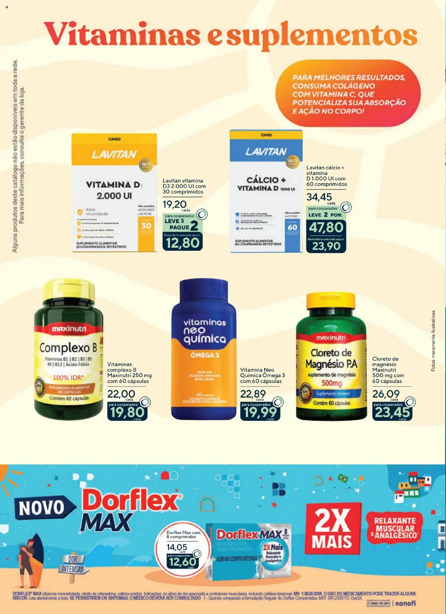Coop Folheto - válido de 05.01.2026 | Página: 12 | Produtos: Colágeno, Cálcio, Suplementos, Vitamina d