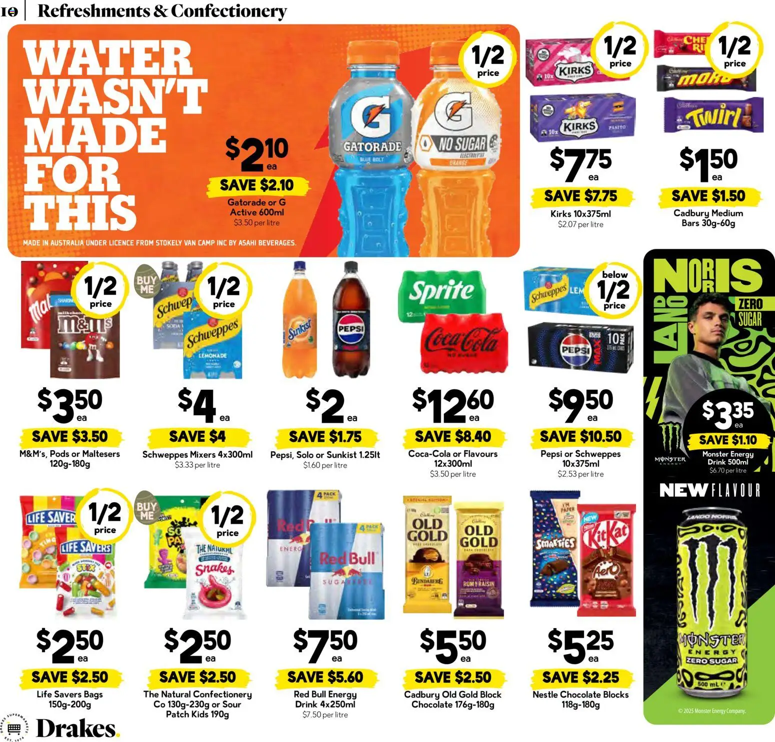 Drakes catalogue - valid from 04.03.2026 | Page: 10 | Products: Chocolate, Rum, Water, Sugar