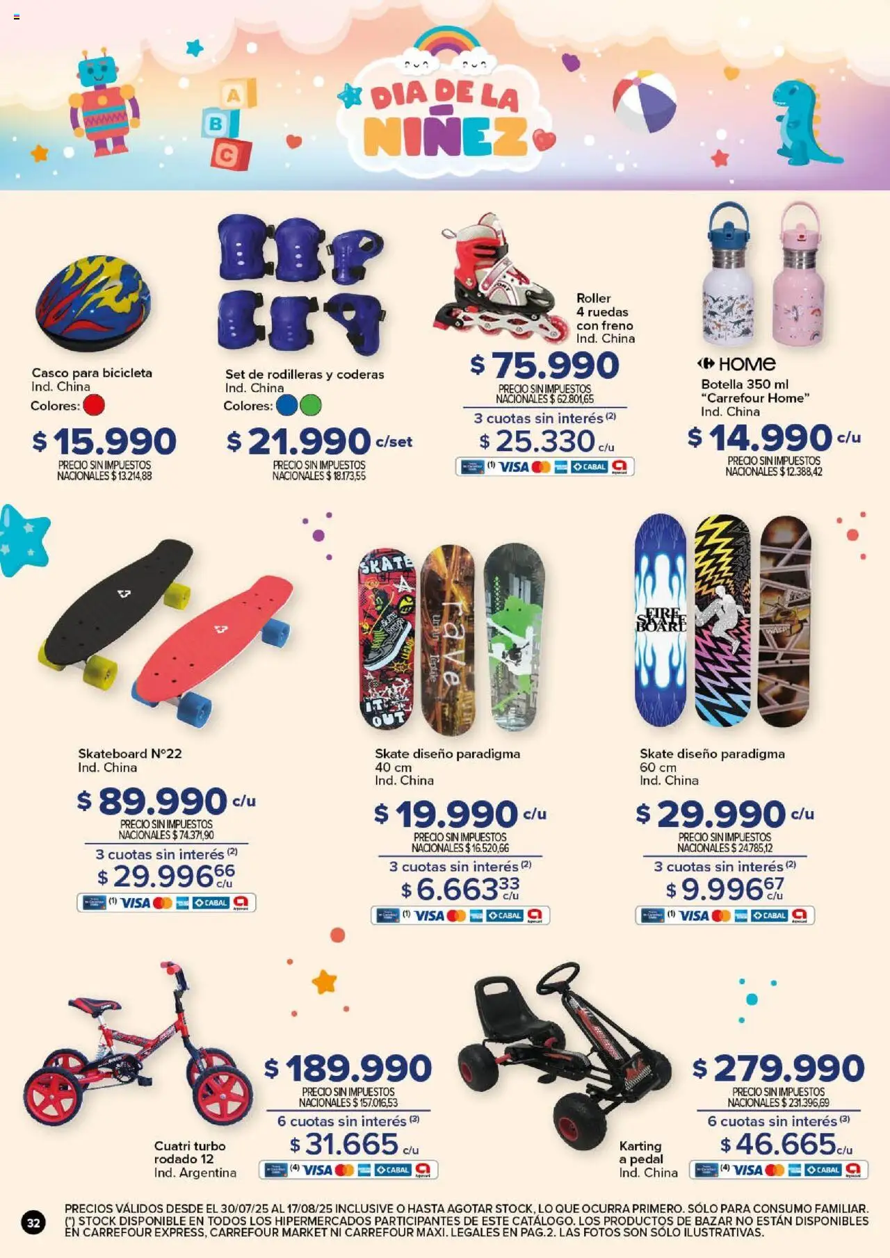 Carrefour - Día de la Niñez │ válido desde el 30.07.2025 | Página: 32 | Productos: Botella