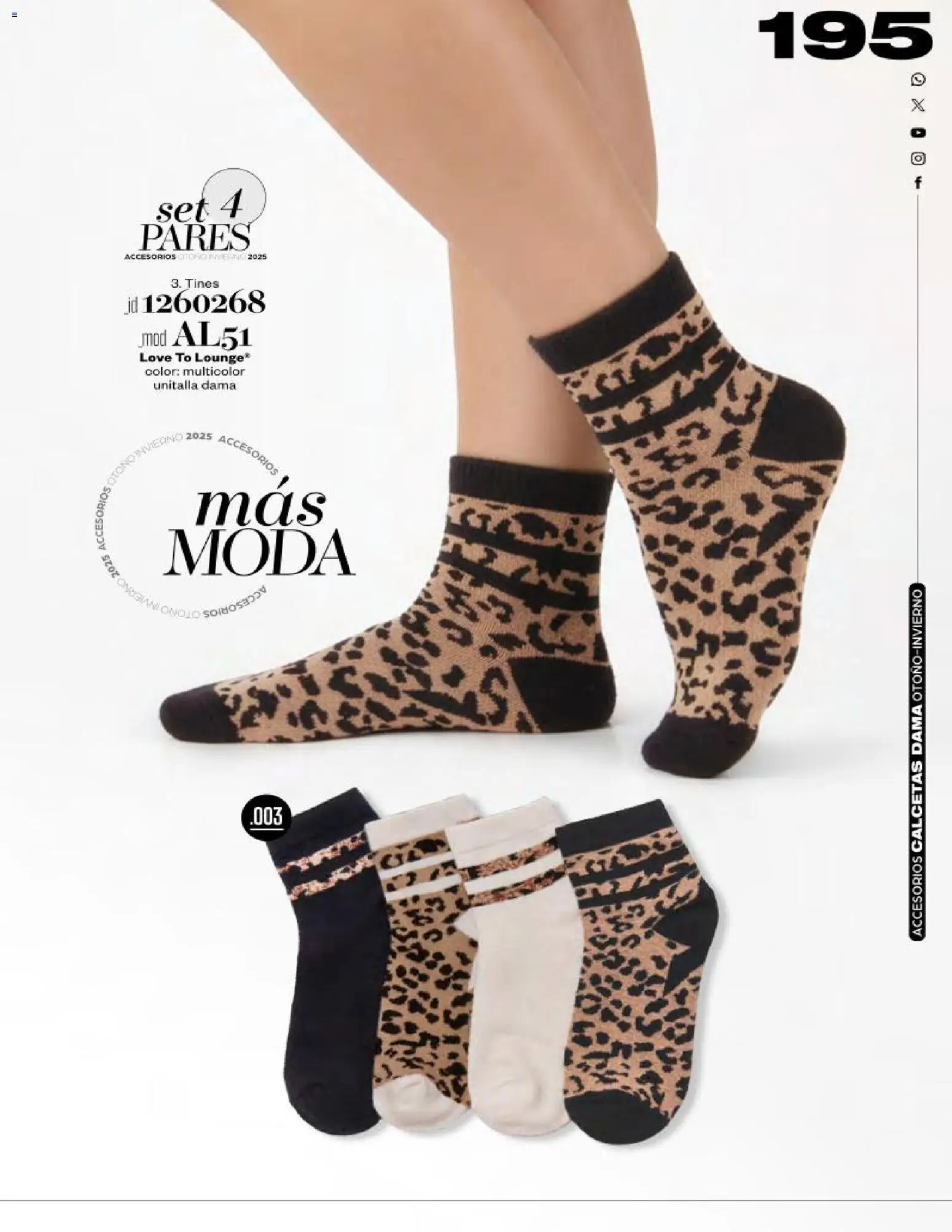 Nuevas ofertas de Price Shoes válidas en toda la República Mexicana desde el 03.11.2025. ¡Encuentra las mejores ofertas en Price Shoes catálogo Accesorios! | Página: 195 | Productos: Calcetas