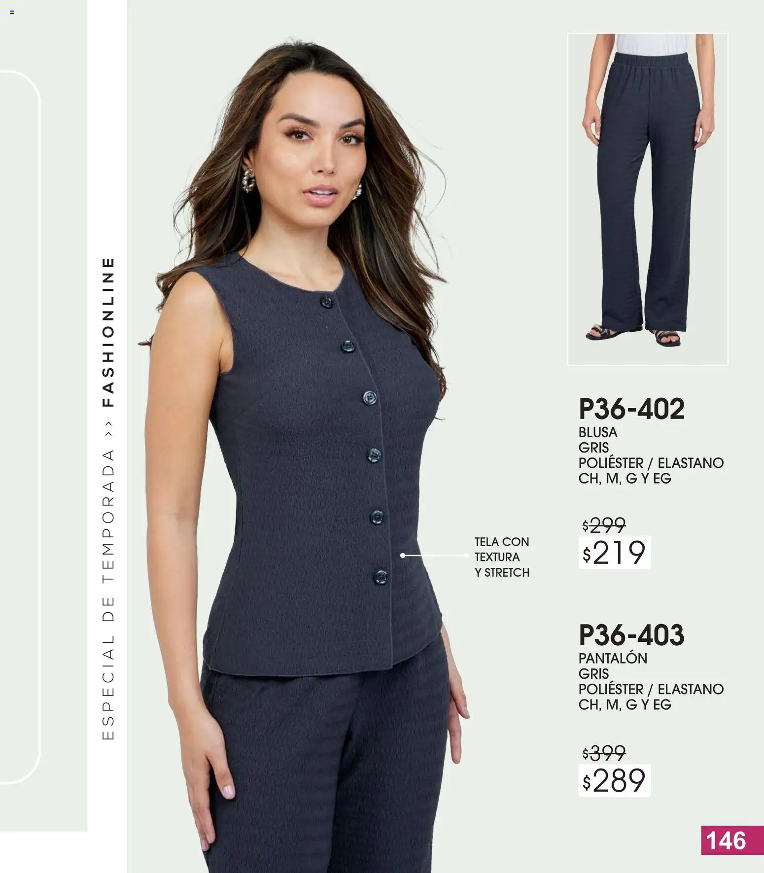 Nuevas ofertas de Cklass válidas en toda la República Mexicana desde el 13.02.2026. ¡Encuentra las mejores ofertas en Cklass catálogo Especial Fashionline! | Página: 147 | Productos: Blusa