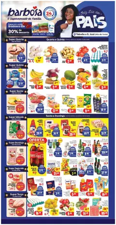 Barbosa Supermercados - Ofertas Lojas Taboão e São José Alto da Ponte - Pré-Visualização do folheto da loja Barbosa Supermercados, válido de 06.08.2025