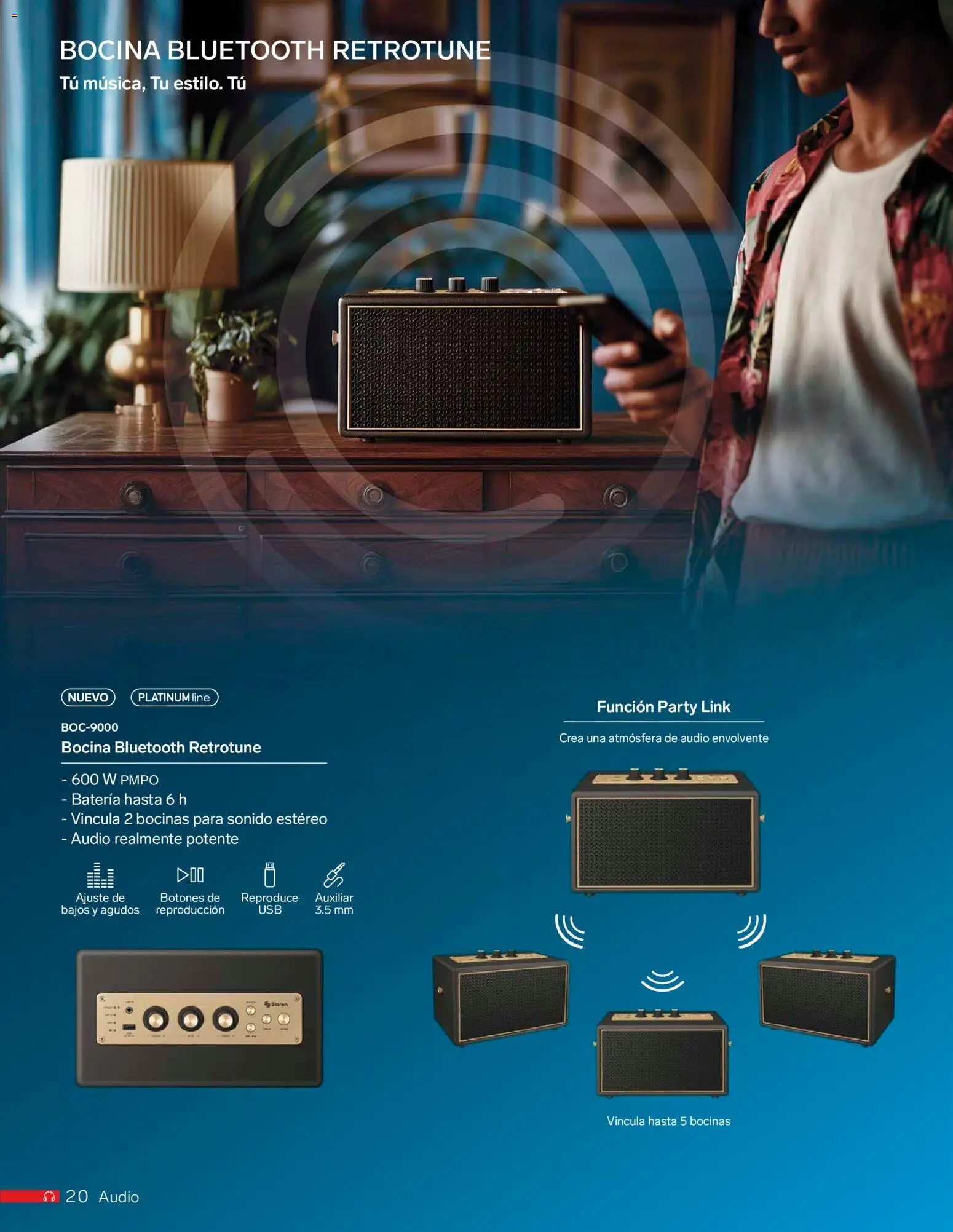 Nuevas ofertas de Steren válidas en toda la República Mexicana desde el 01.01.2026. ¡Encuentra las mejores ofertas en Steren catálogo! | Página: 32 | Productos: Audio, Bocina, Batería