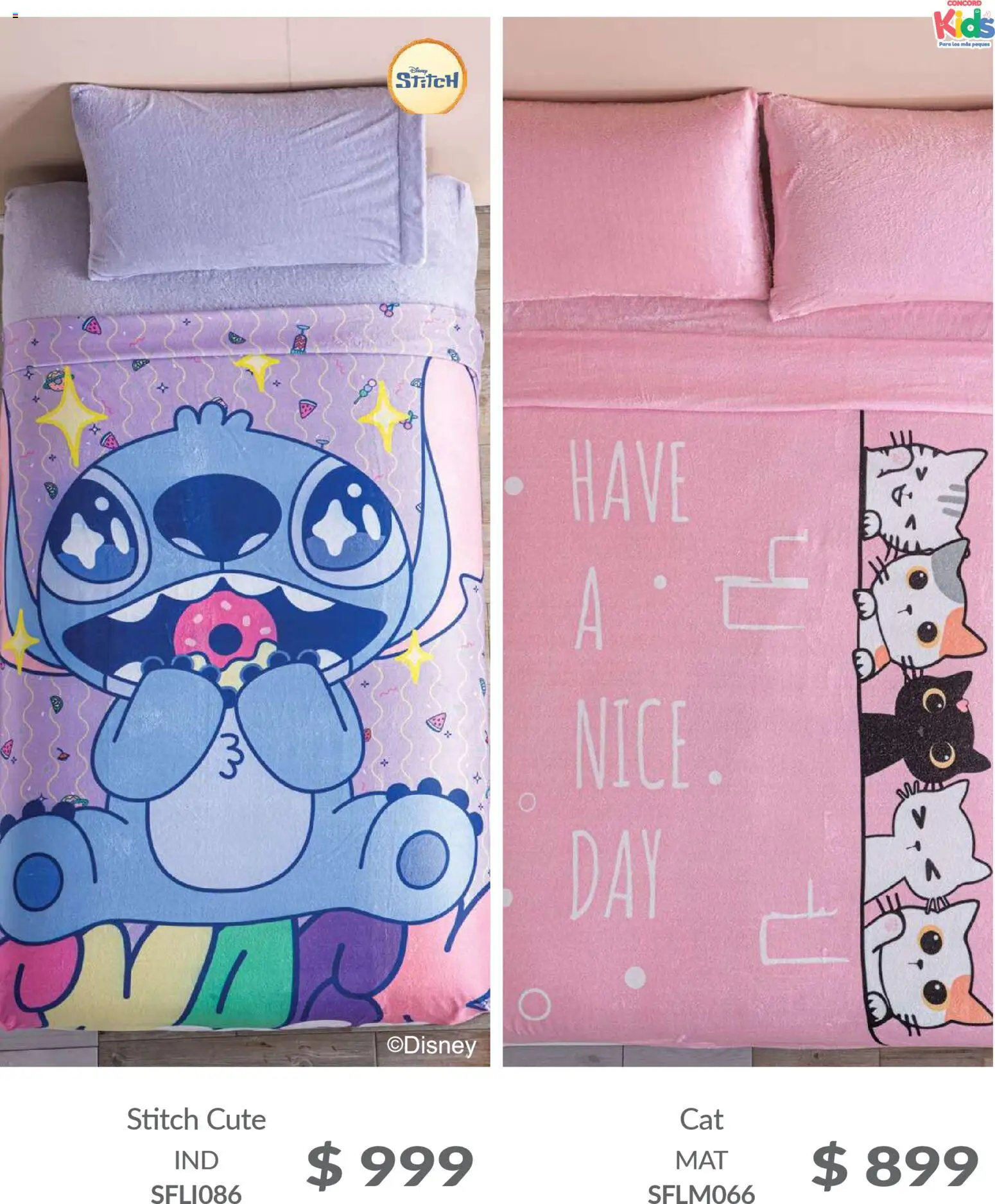 Nuevas ofertas de Colchas Concord válidas en toda la República Mexicana desde el 01.02.2026. ¡Encuentra las mejores ofertas en Colchas Concord catálogo Kids! | Página: 45