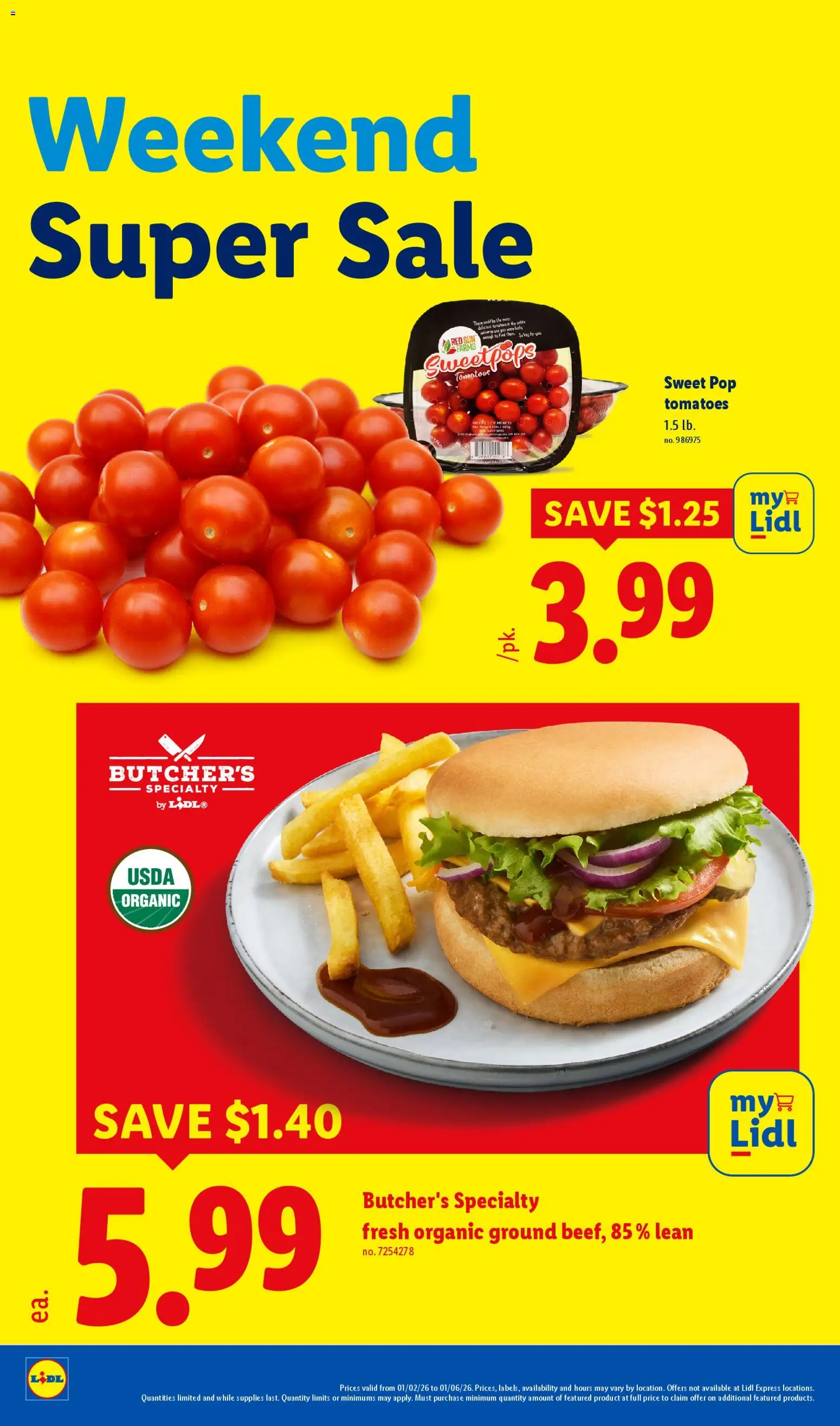 Lidl Weekly Ad - valid from 02.01.2026 | Page: 2 | Products: Tomatoes