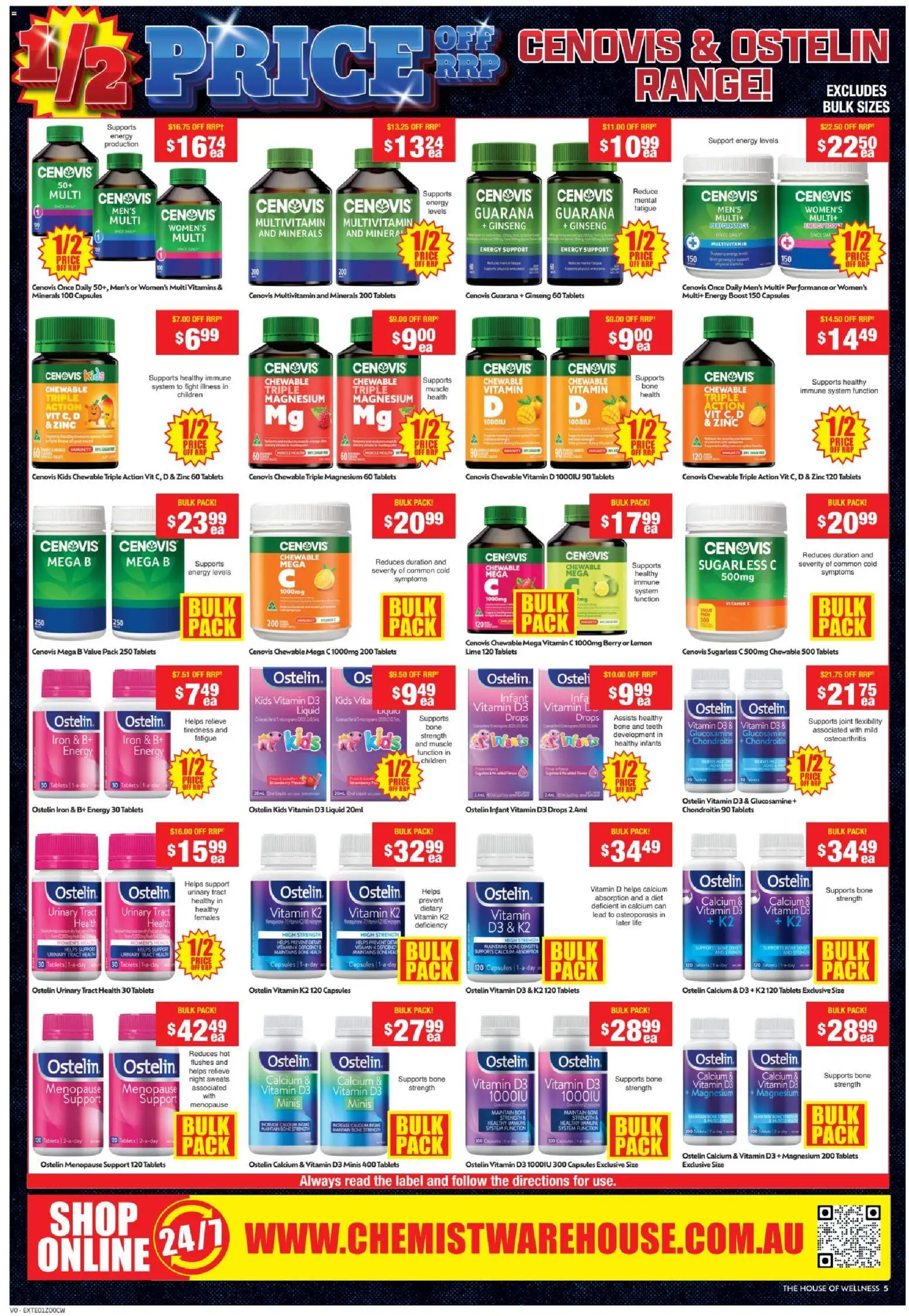Chemist Warehouse catalogue - valid from 25.12.2025 | Page: 5 | Products: Lemon, Tablet, Multivitamin, Tablets