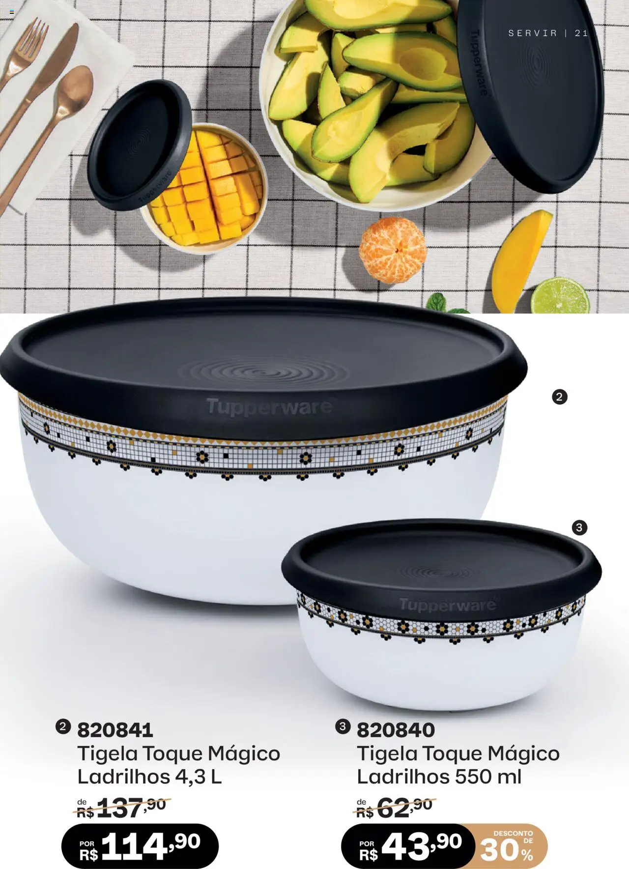 Tupperware Folheto - válido de 01.11.2025 | Página: 21 | Produtos: Tigela