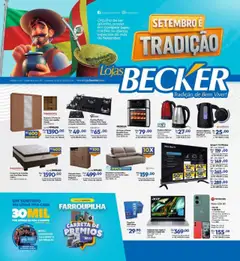 Lojas Becker - Ofertas Setembro - Pré-Visualização do folheto da loja Lojas Becker, válido de 01.09.2025