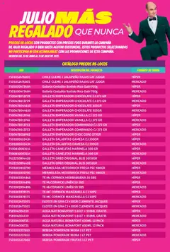Nuevas ofertas de Soriana válidas en toda la República Mexicana desde el 20.06.2025. ¡Encuentra las mejores ofertas en Soriana - Catálogo Re Locos Híper Nacional! | Página: 3 | Productos: Agua, Chocolate, Mermelada, Té