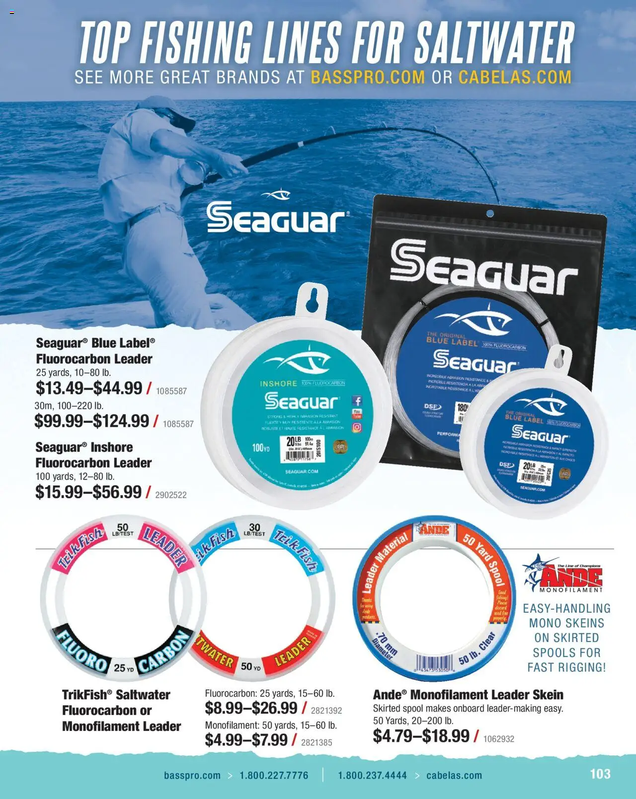 Cabela's Saltwater Specialist 25 - valid from 01.01.2025 | Page: 103 | Products: Fish
