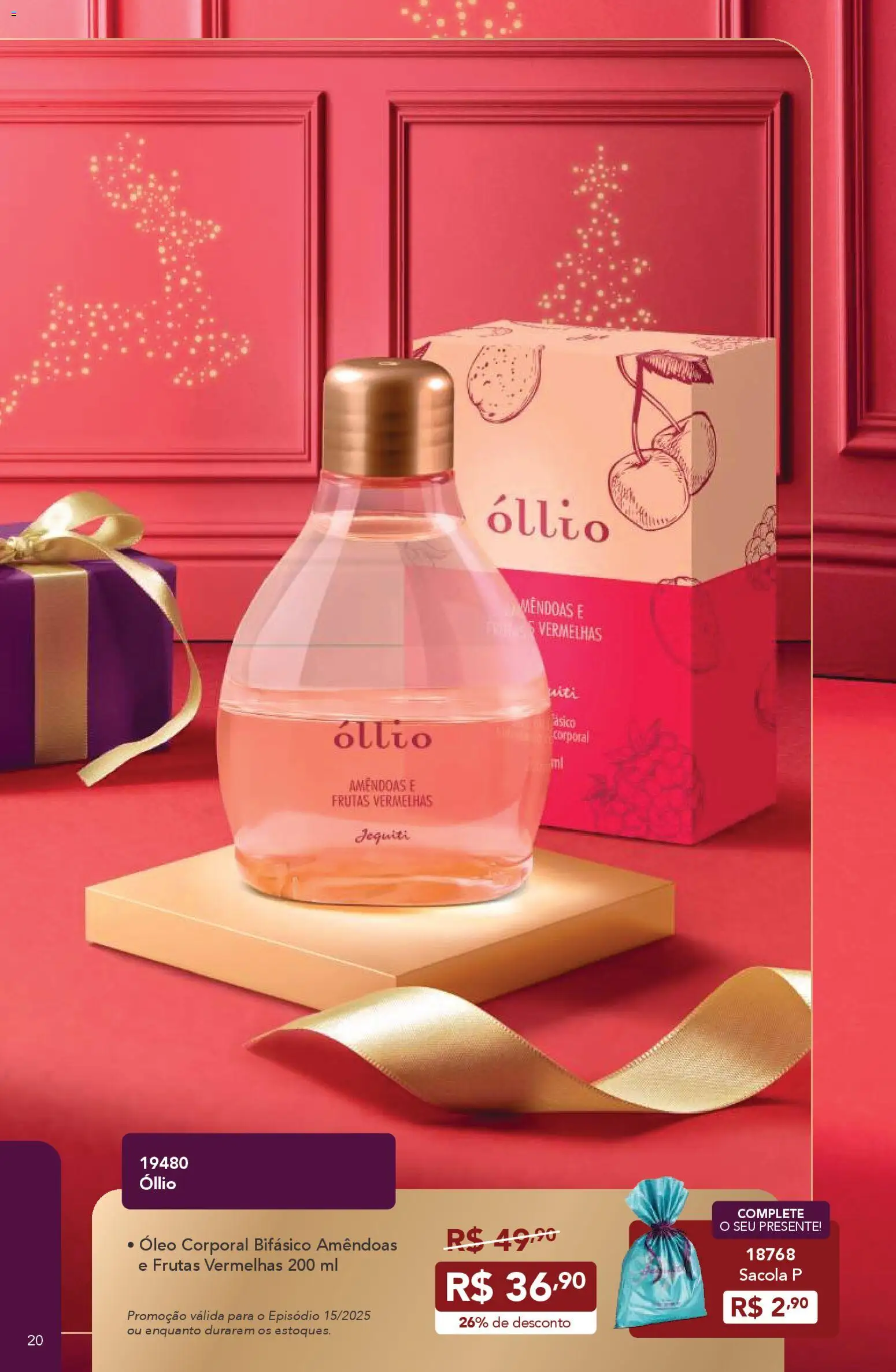 Jequiti Folheto - válido de 24.10.2025 | Página: 20 | Produtos: Óleo, Amêndoas