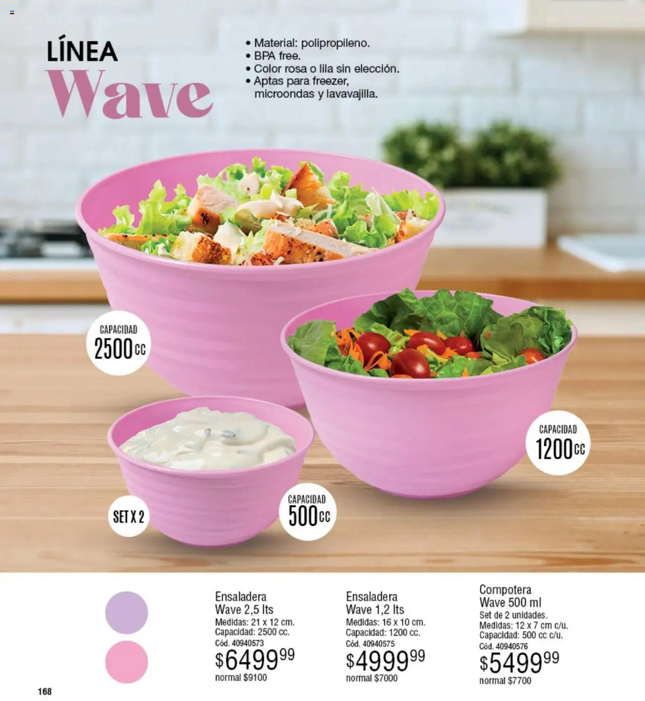 Millanel catálogo │ válido desde el 23.06.2025 | Página: 168 | Productos: Compotera, Microondas, Ensaladera