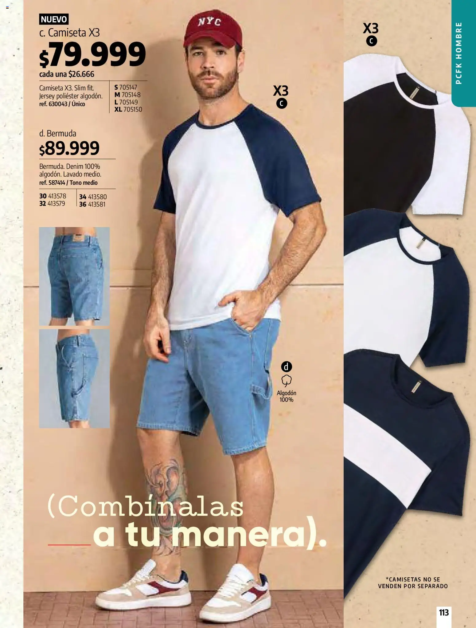 Pacifika revista - valida desde el 01.04.2026 | Página: 113 | Productos: Algodón, Bermuda, Camiseta