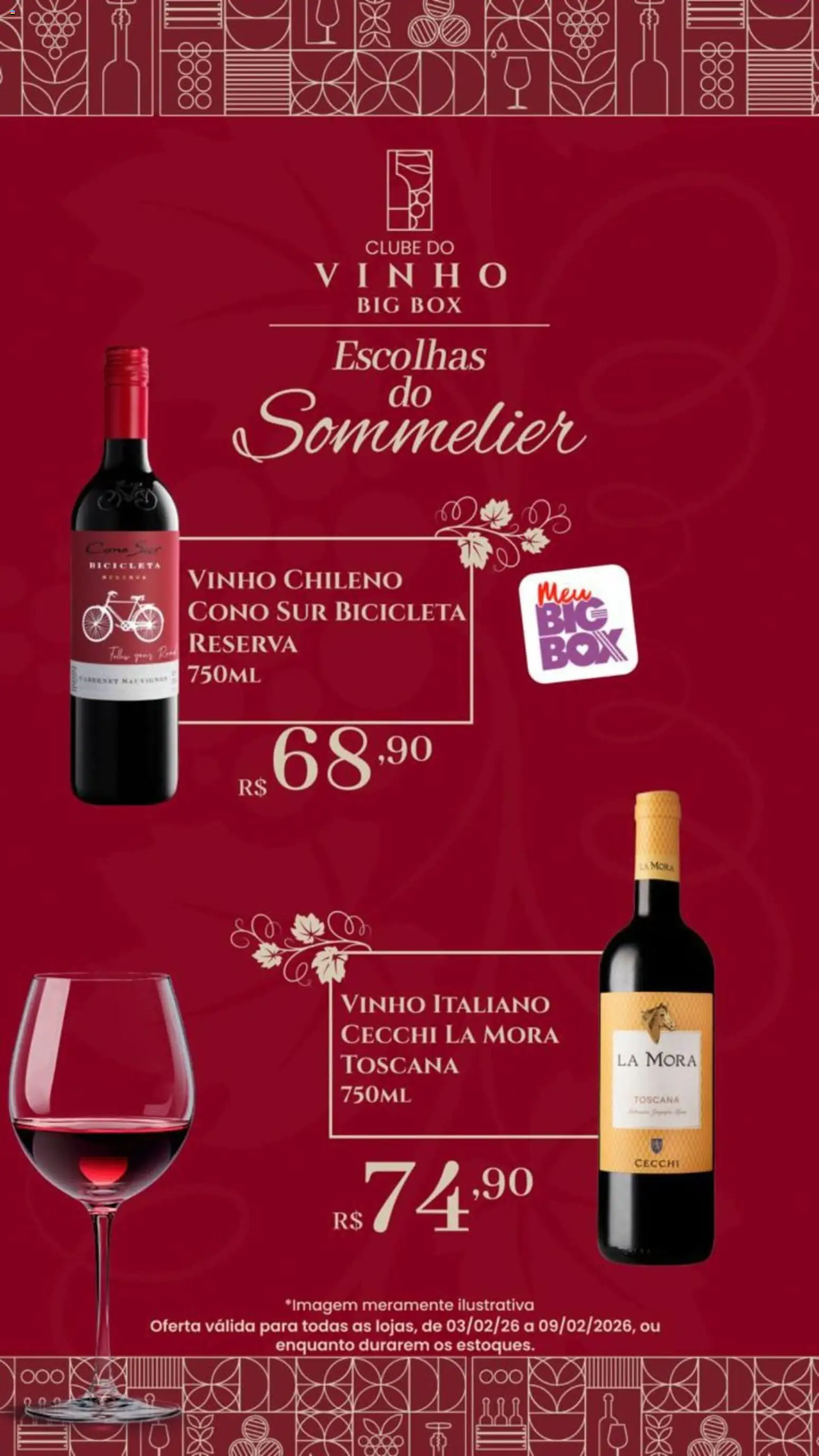 Big Box Folheto - válido de 03.02.2026 | Página: 3 | Produtos: Bicicleta, Vinho