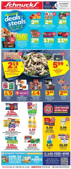 Preview of Schnucks weekly ads valid from 07.01.2026