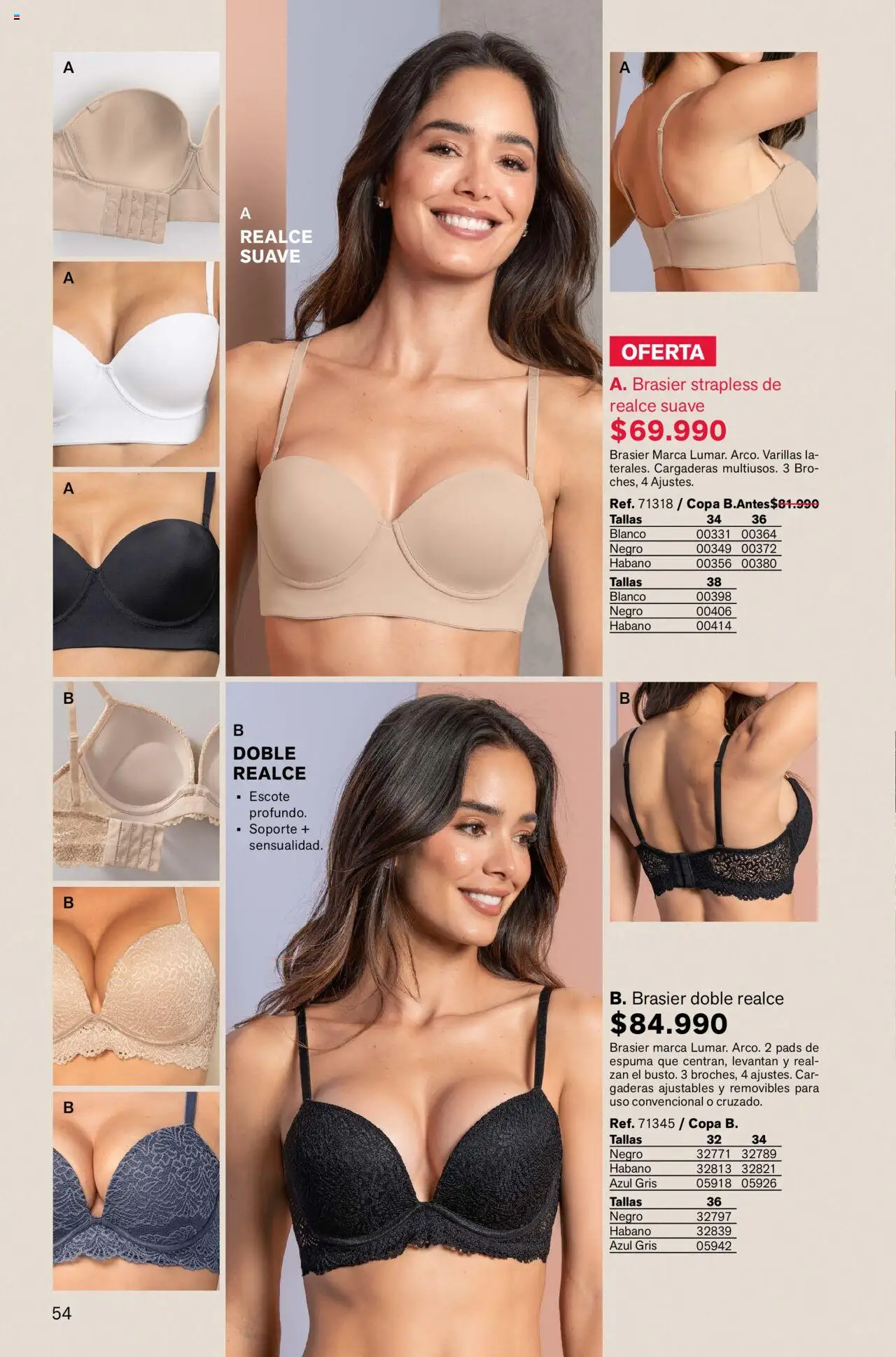 Leonisa revista - valida desde el 04.08.2025 | Página: 54 | Productos: Espuma, Brasier