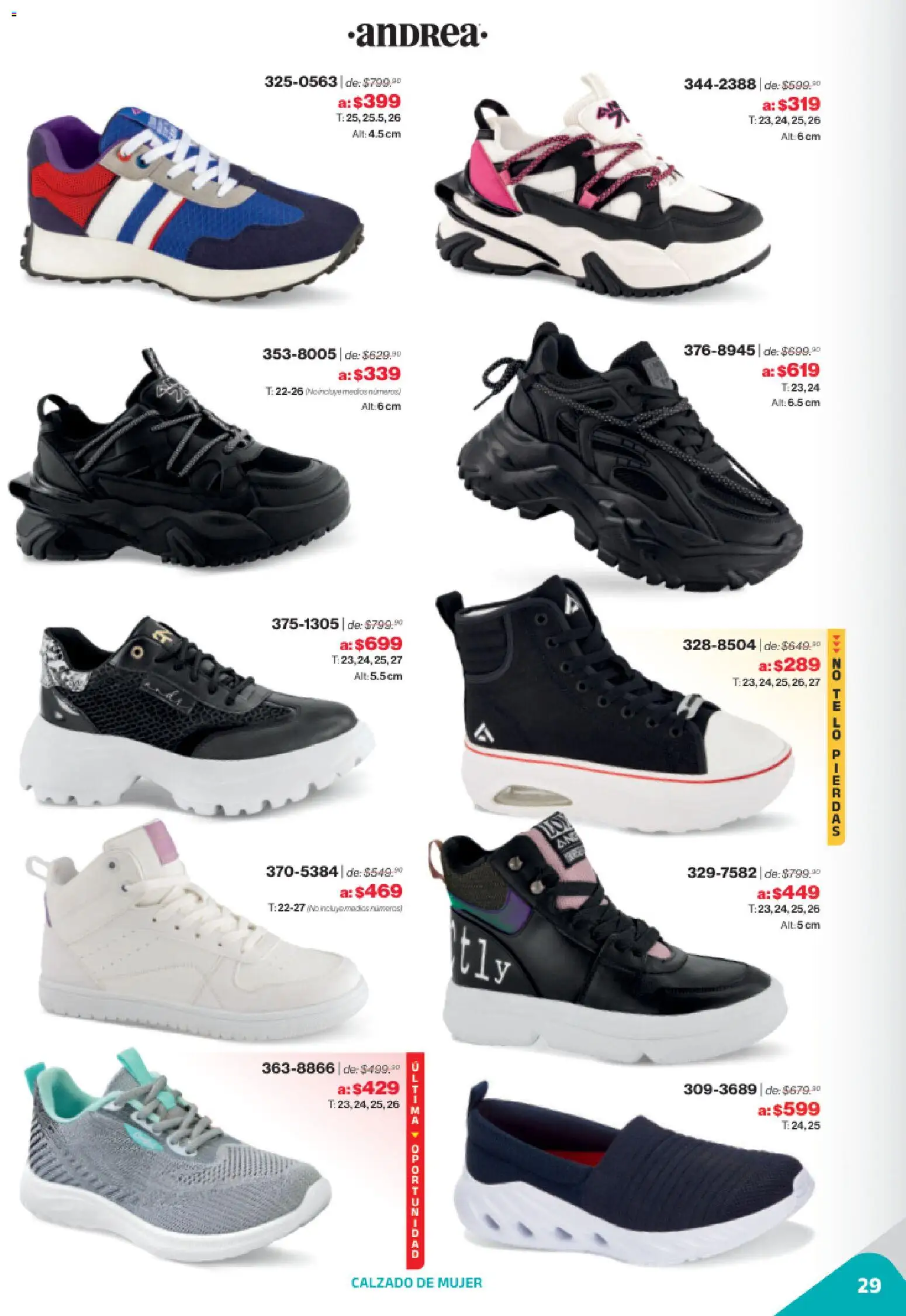 Nuevas ofertas de Andrea válidas en toda la República Mexicana desde el 02.11.2025. ¡Encuentra las mejores ofertas en Andrea catálogo Outlet! | Página: 29