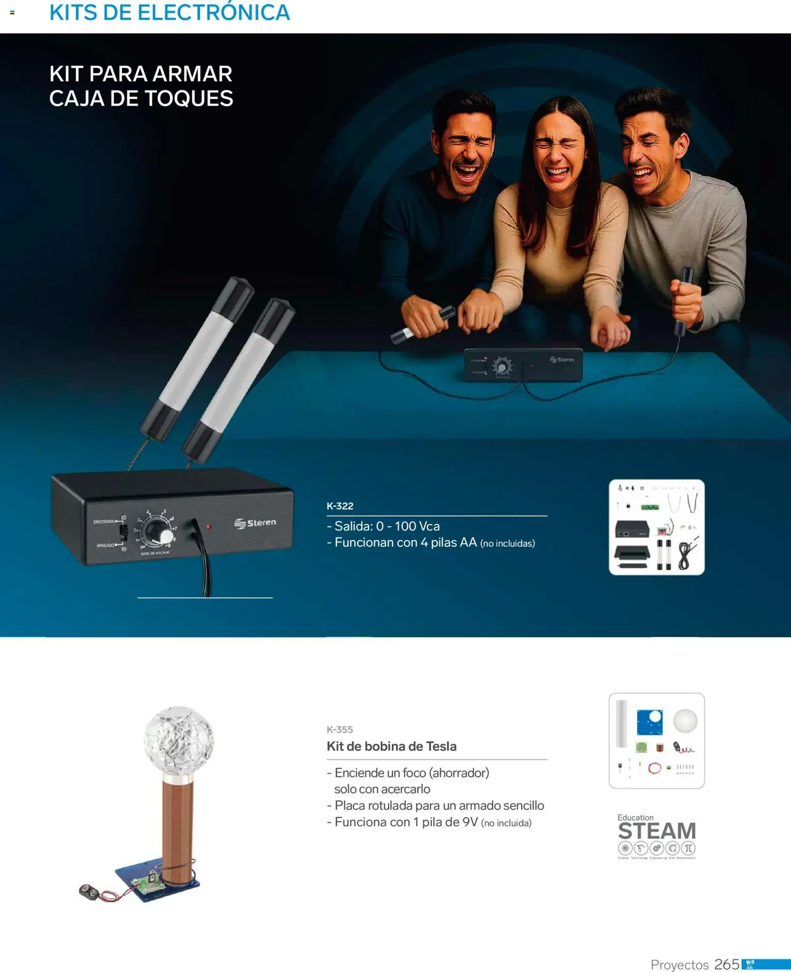 Nuevas ofertas de Steren válidas en toda la República Mexicana desde el 01.01.2026. ¡Encuentra las mejores ofertas en Steren catálogo! | Página: 277 | Productos: Pila, Caja, Foco, Pilas