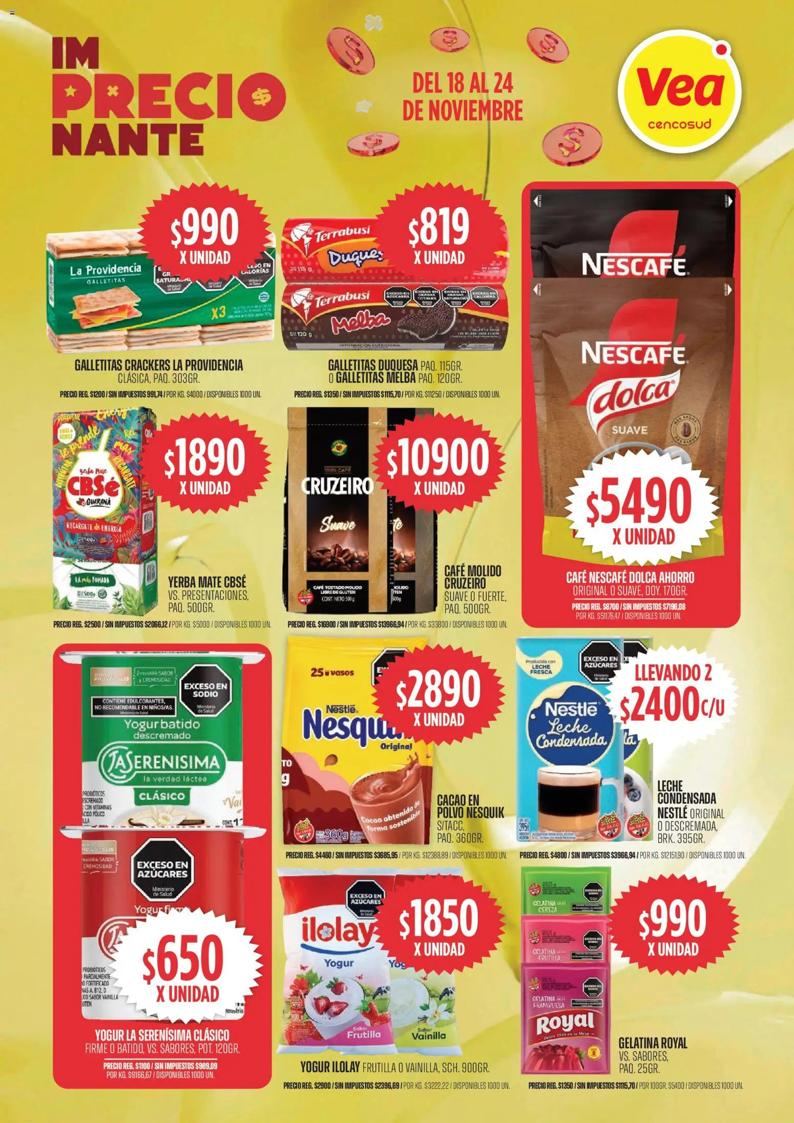 Vea ofertas │ válido desde el 18.11.2025 | Página: 3 | Productos: Vitaminas, Caso, Polvo, Café