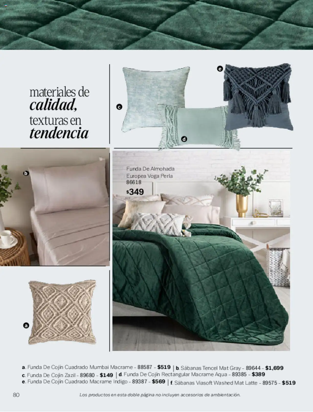 Nuevas ofertas de Vianney válidas en toda la República Mexicana desde el 07.03.2025. ¡Encuentra las mejores ofertas en Vianney catálogo Primavera! | Página: 82 | Productos: Funda, Funda de almohada, Almohada, Sabanas