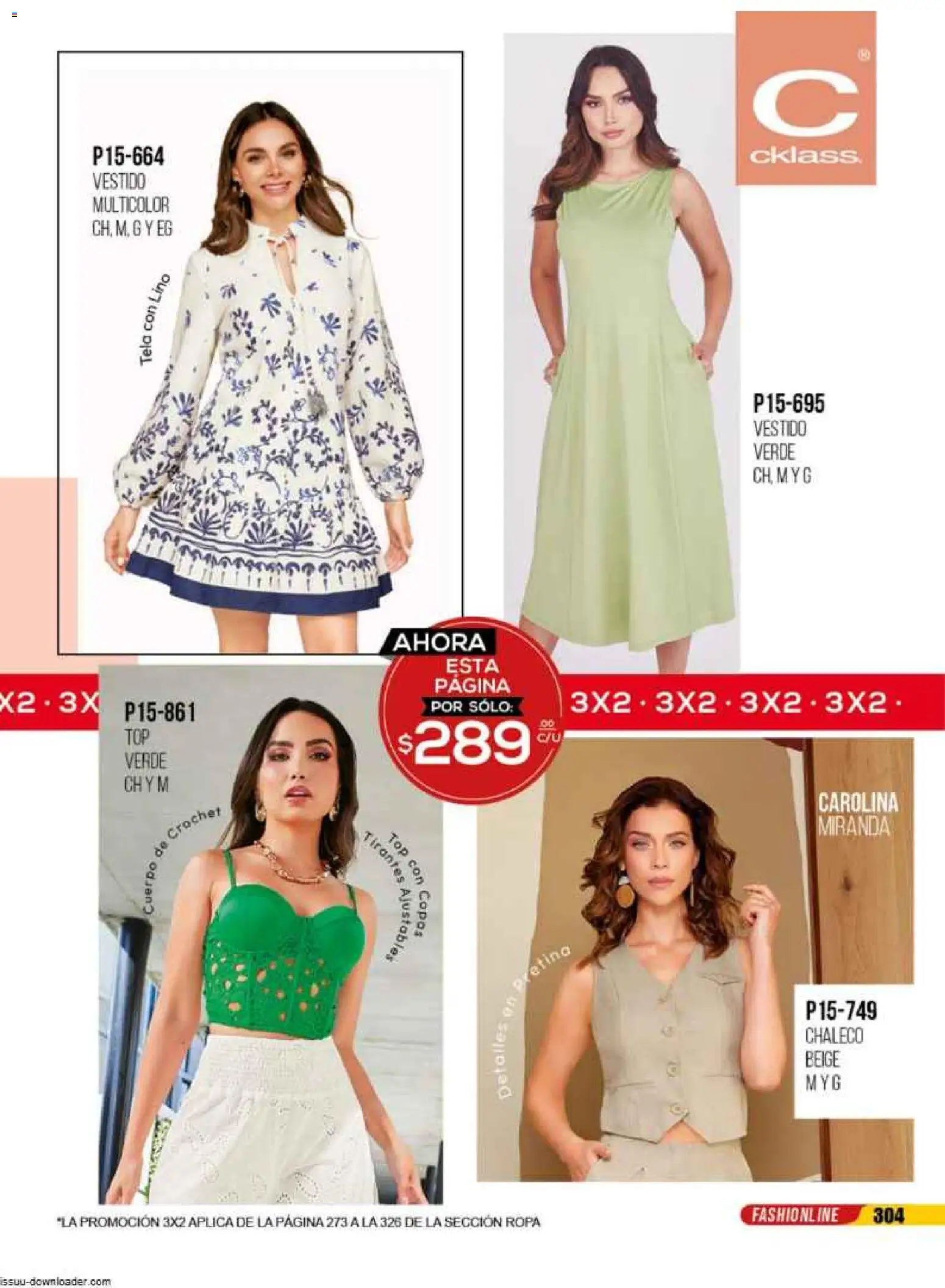 Nuevas ofertas de Cklass válidas en toda la República Mexicana desde el 31.10.2025. ¡Encuentra las mejores ofertas en Cklass catálogo Super Rebajas Ropa! | Página: 307 | Productos: Chaleco, Ropa, Vestido, Tirantes