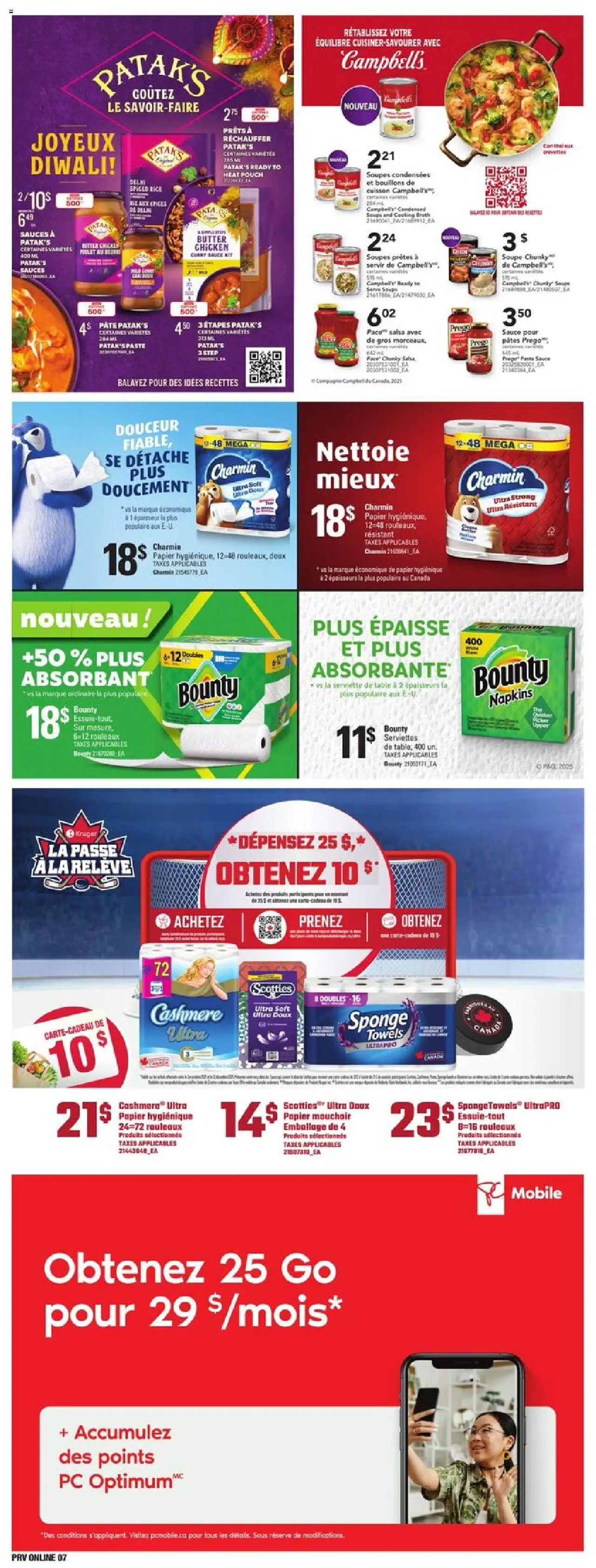Provigo flyer valid from 16.10.2025 | Page: 10 | Products: Rice, PC, Butter, Chicken