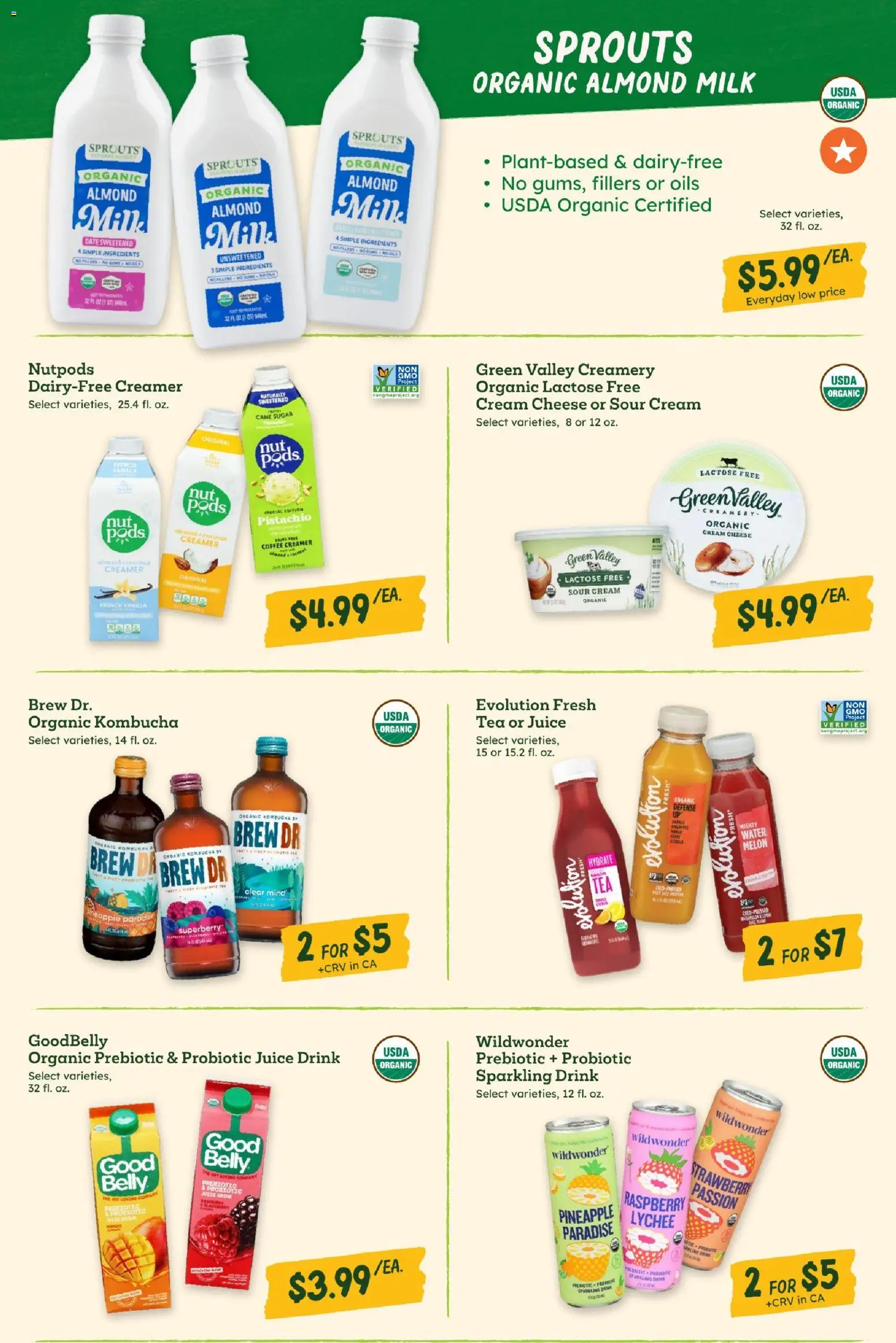 Sprouts Monthly Ad - valid from 29.04.2026 | Page: 25 | Products: Juice, Sour cream, Pineapple, Raspberry