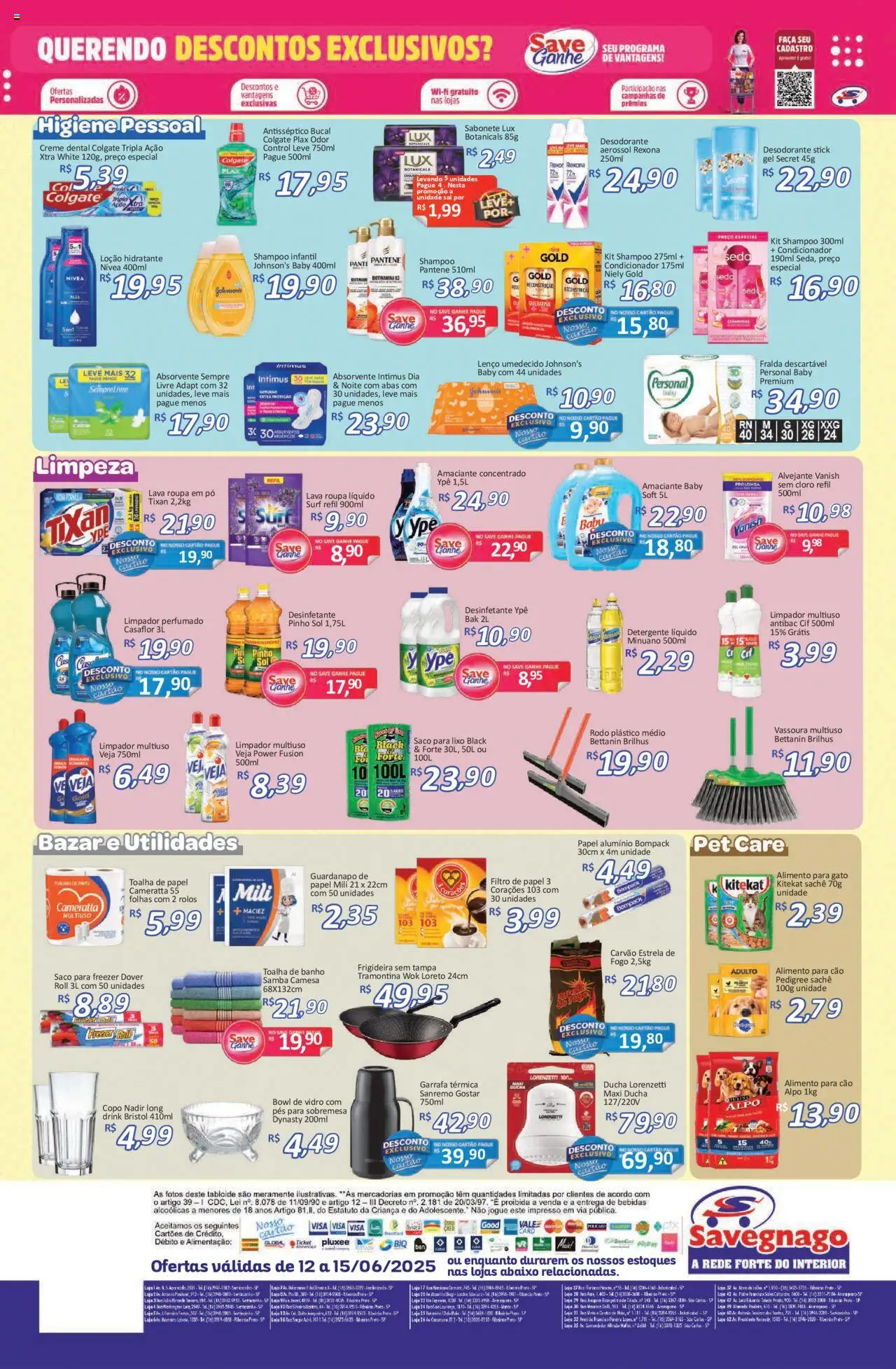 Savegnago Folheto - válido de 12.06.2025 | Página: 4 | Produtos: Saco para lixo, Pó, Condicionador, Freezer