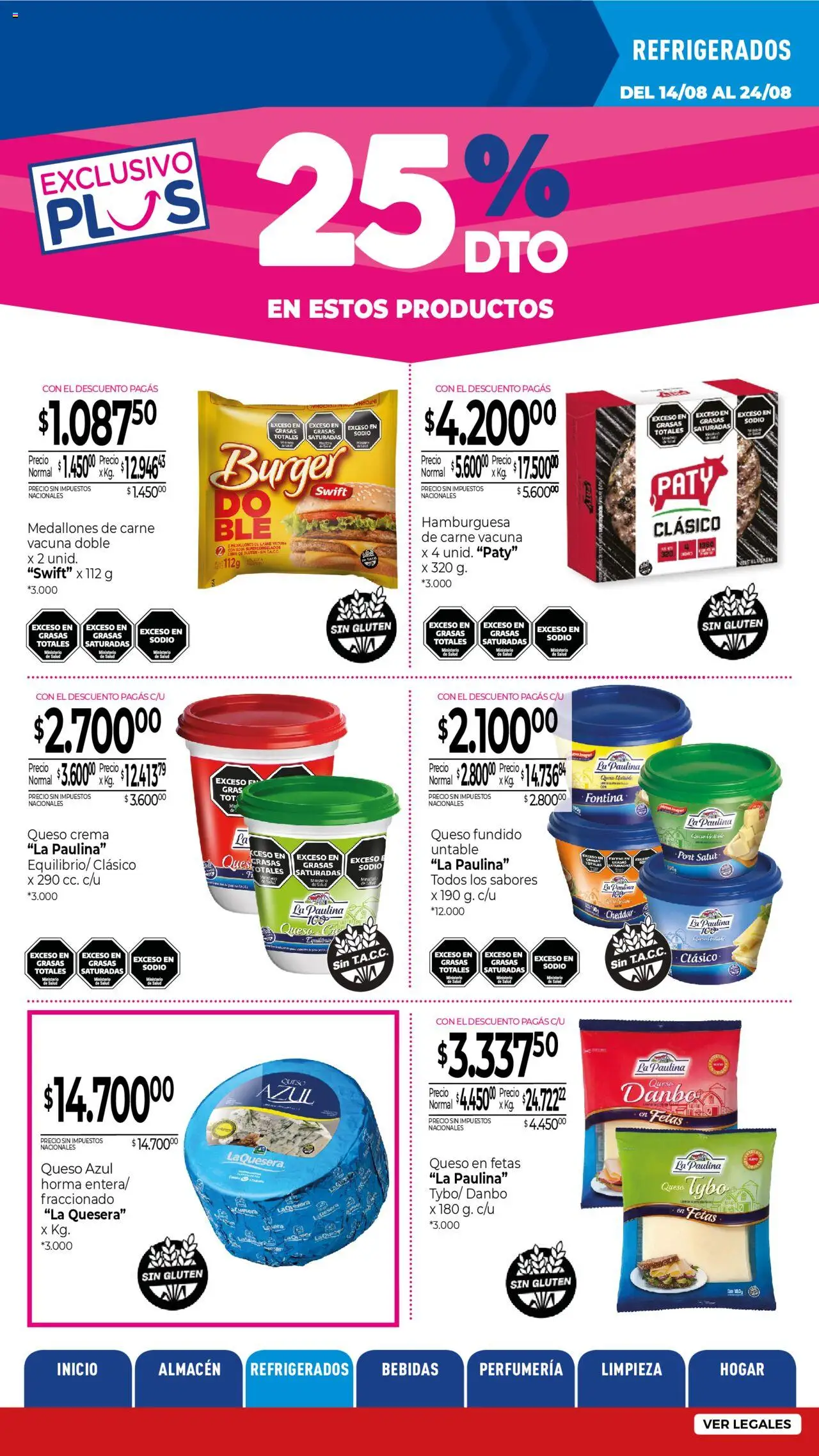 La Anonima - Insuperables - z5 │ válido desde el 14.08.2025 | Página: 15 | Productos: Queso crema, Queso, Crema