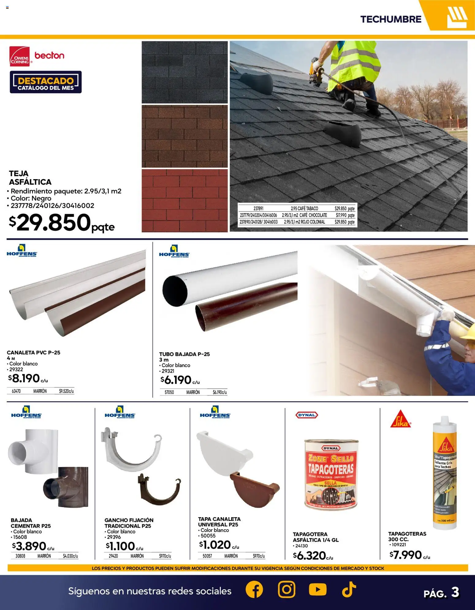 Construmart Ofertas │ válido desde el 01.04.2026 | Página: 3 | Productos: Canaleta, Café, Chocolate