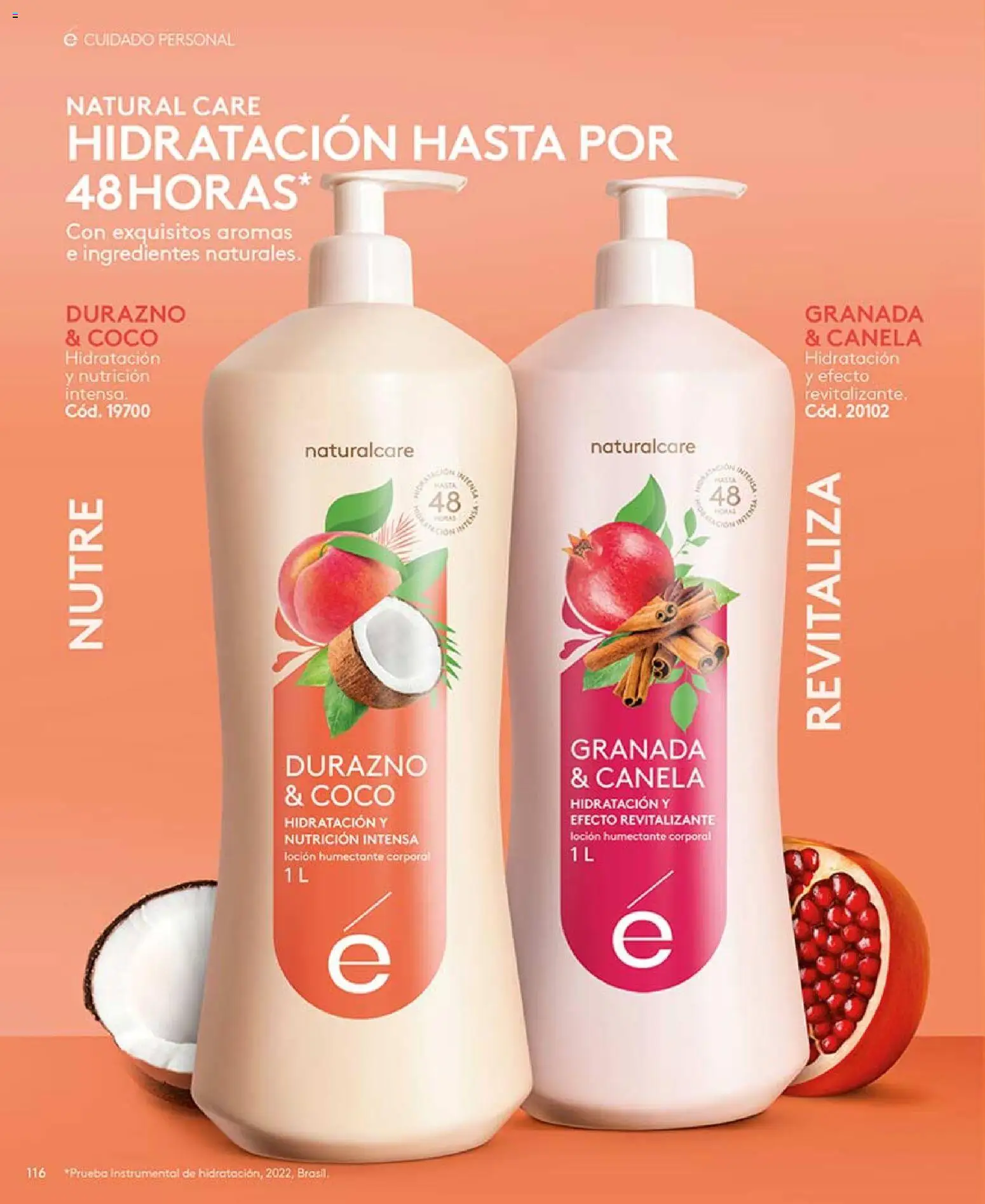 Ésika revista - valida desde el 01.05.2026 | Página: 116 | Productos: Loción, Coco, Durazno