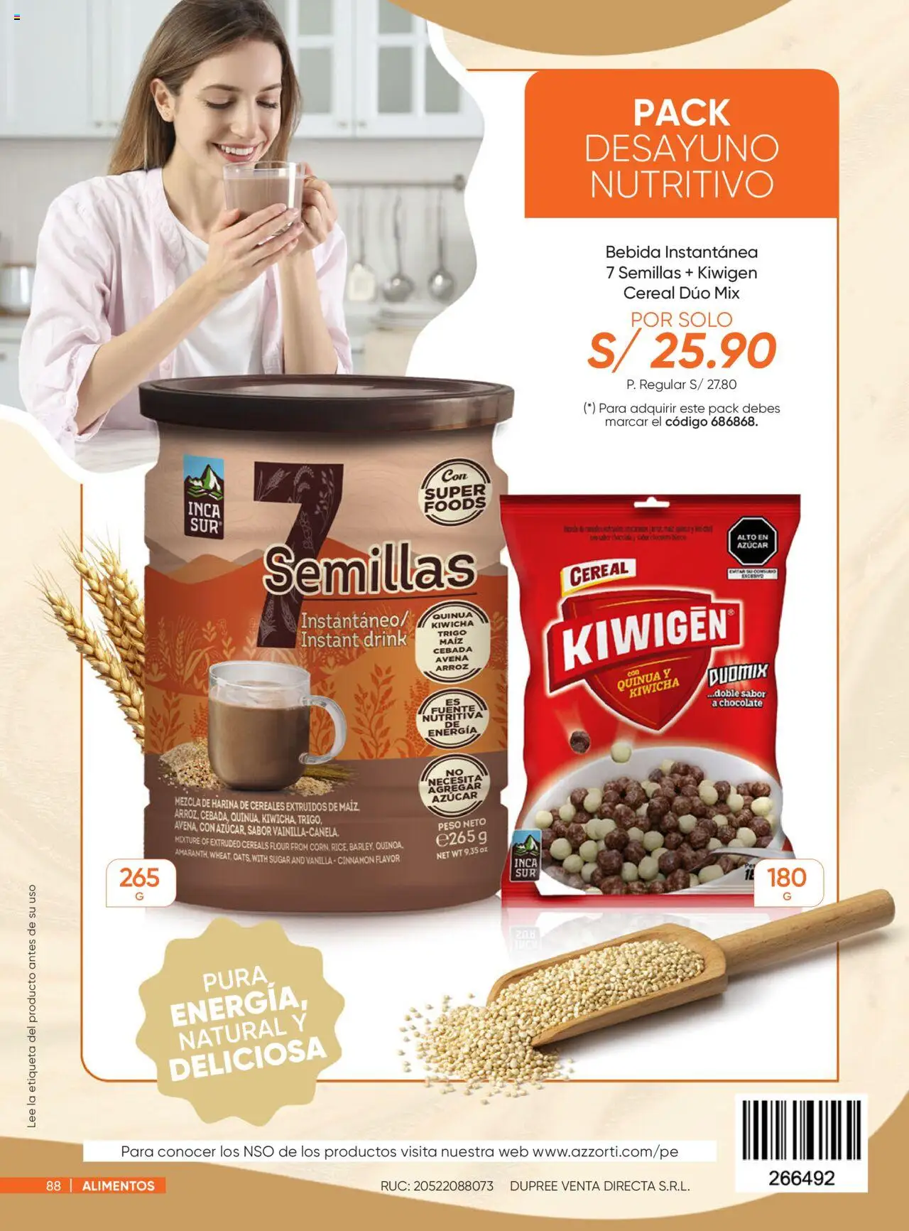Catálogo Azzorti válido desde 29.09.2025 | Página: 88 | Productos: Arroz, Cereales, Avena, Peso