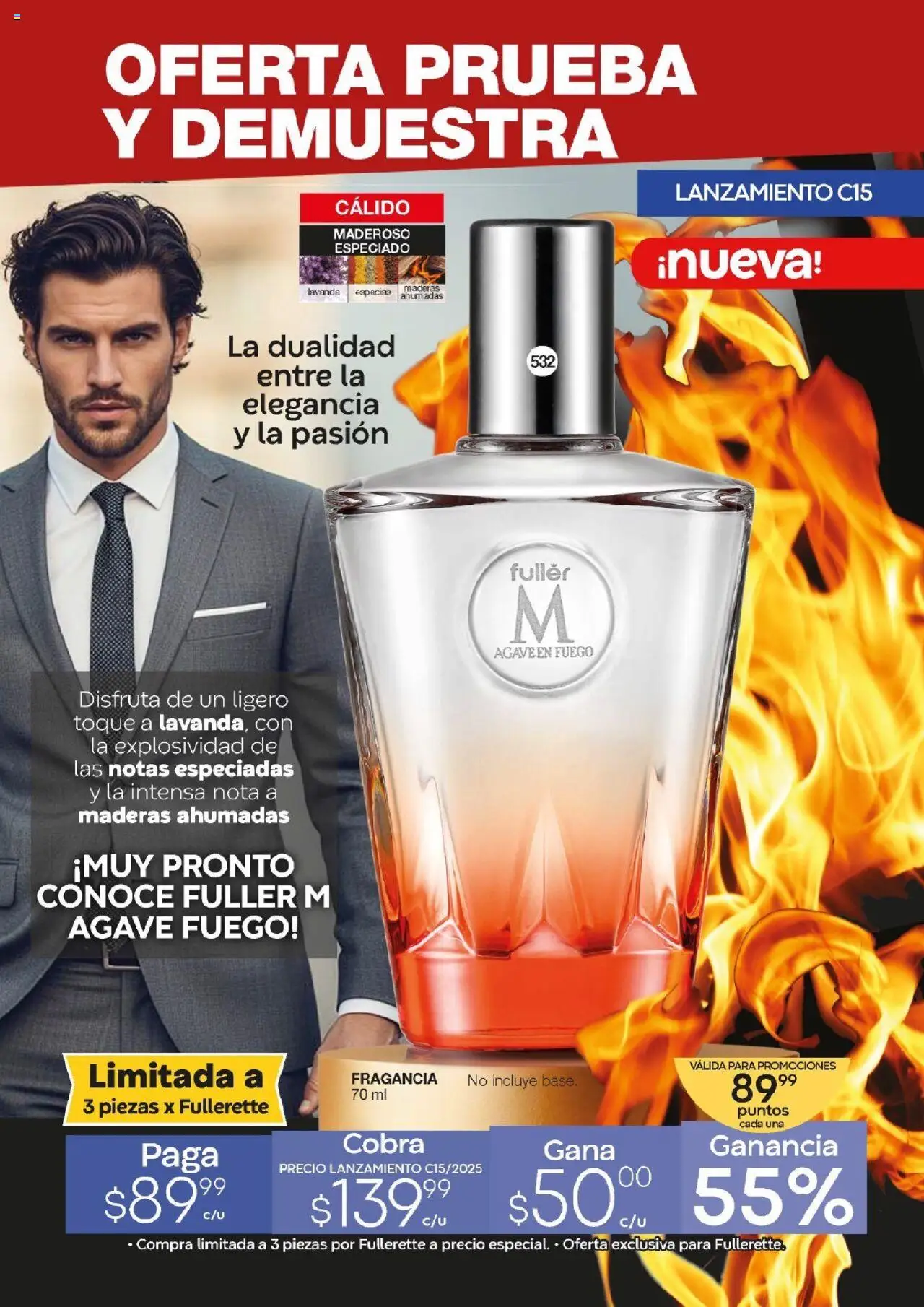 Nuevas ofertas de Fuller válidas en toda la República Mexicana desde el 01.10.2025. ¡Encuentra las mejores ofertas en Fuller - Revista Gana Más C13! | Página: 36 | Productos: Fragancia