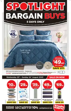 Preview of Spotlight Bargain Buys - valid from 20.08.2025