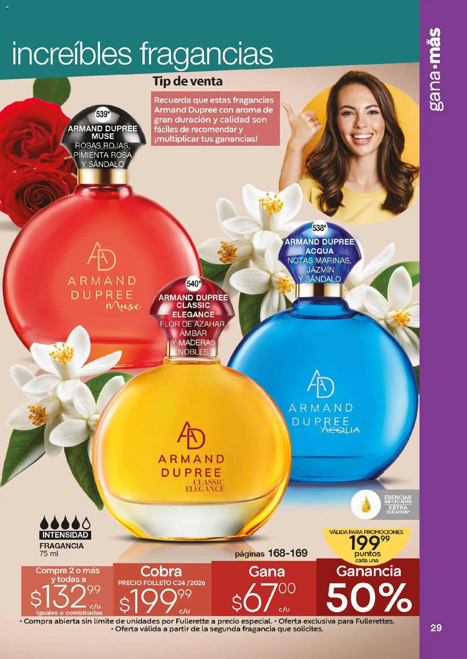 Nuevas ofertas de Fuller válidas en toda la República Mexicana desde el 04.03.2026. ¡Encuentra las mejores ofertas en Fuller Gana Mas C24 2026! | Página: 27 | Productos: Pimienta, Esencias, Fragancia