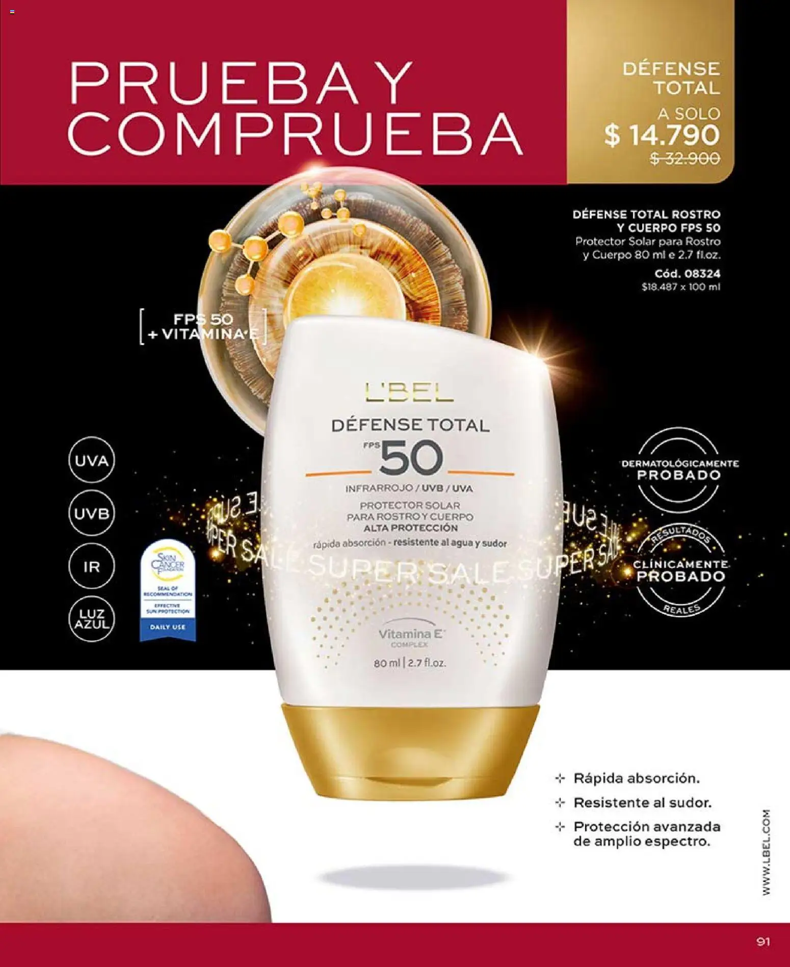 L'Bel Campaña 8 │ válido desde el 29.04.2026 | Página: 93 | Productos: Agua, Uva, Protector solar