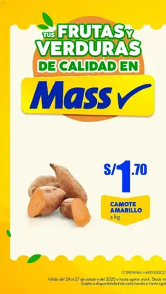 Vista previa de folleto Mass - DEL CAMPO A TU BARRIO - Arequipa de la Mass válido desde 24.10.2025