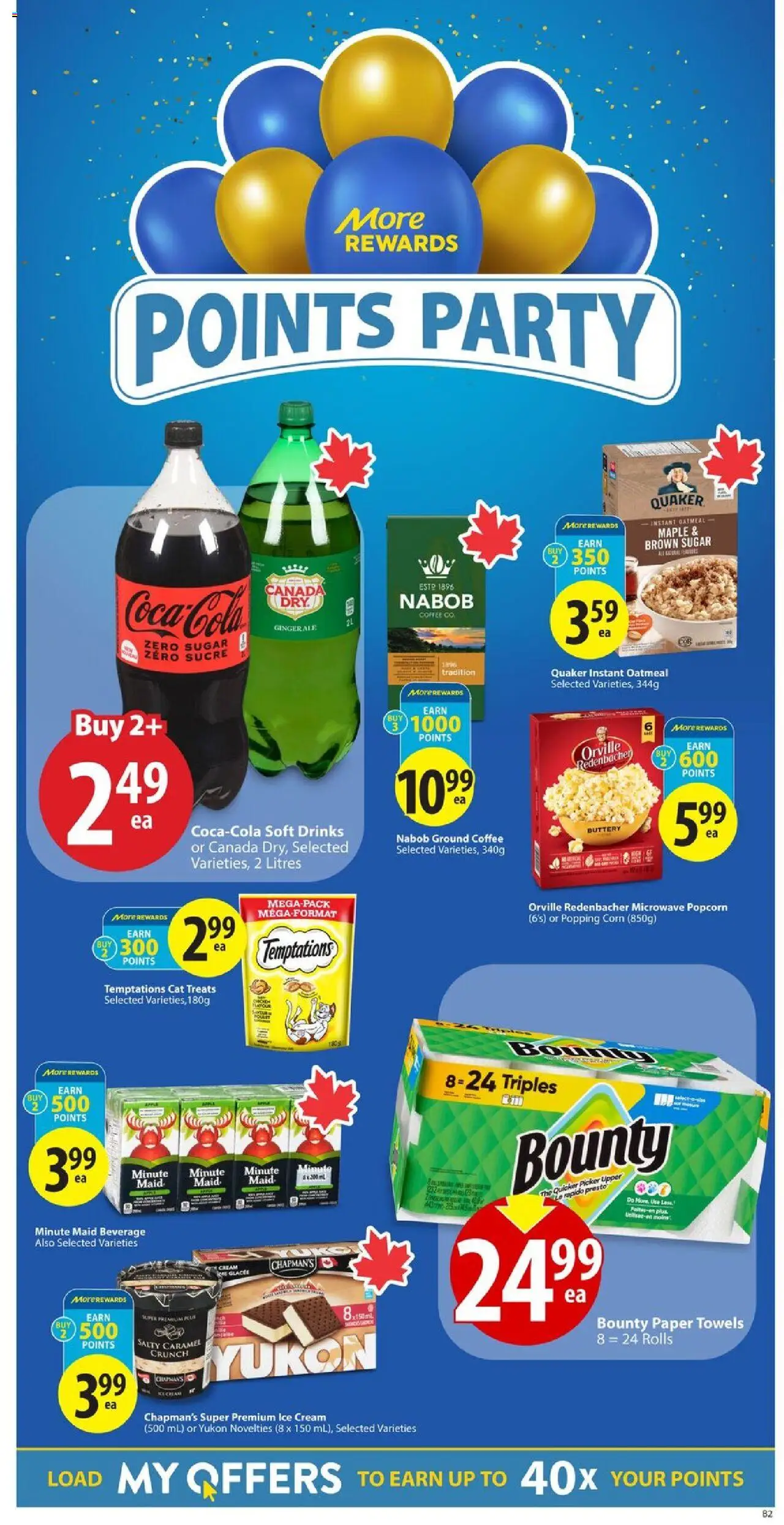 Save on foods flyer valid from 02.10.2025 | Page: 17 | Products: Cream, Ice cream, Coffee